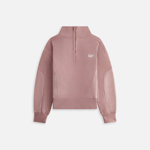 Kith Kids Velour Hunter Quarter Zip - Dusty Quartz