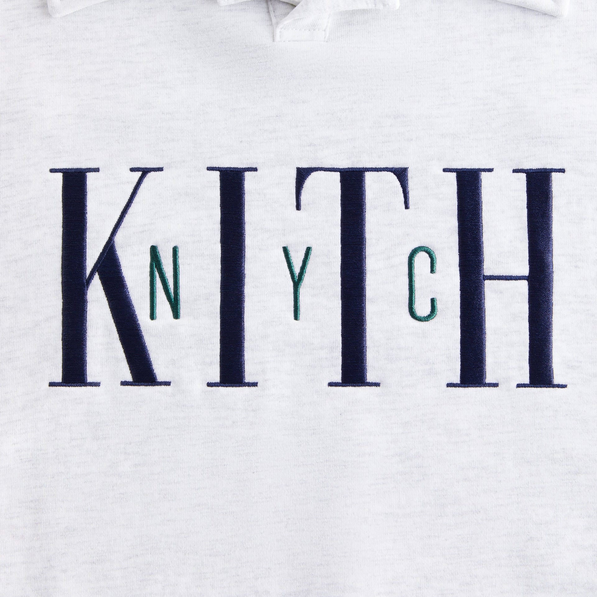 Kith Kids Collared Nelson Sweatshirt - Light Heather Grey