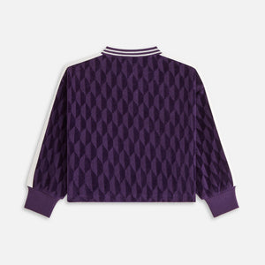 Kith Kids Cropped Velour Soccer Sweatshirt - Sovereign