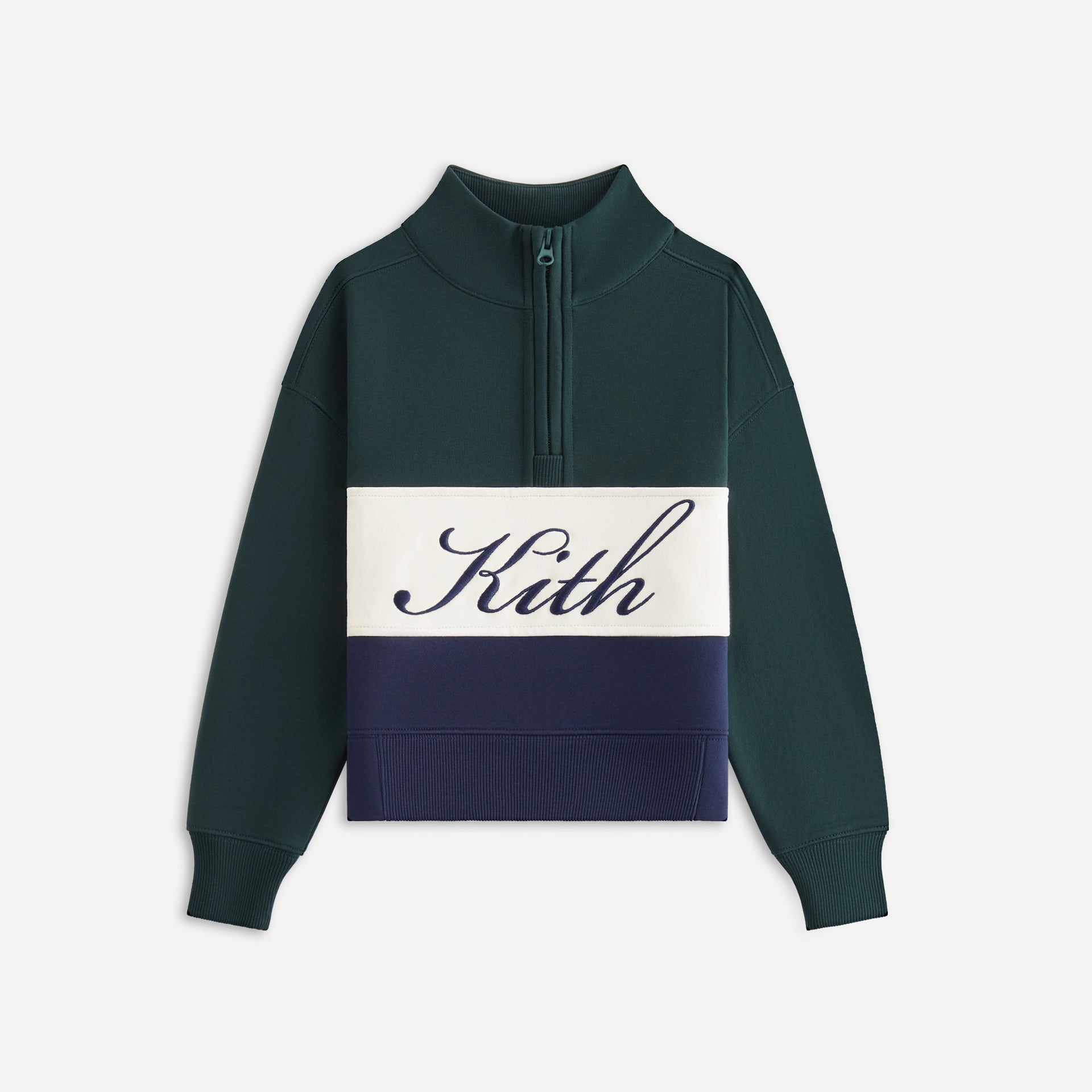 Kith Kids Color-Blocked Hunter Quarter Zip - Nocturnal