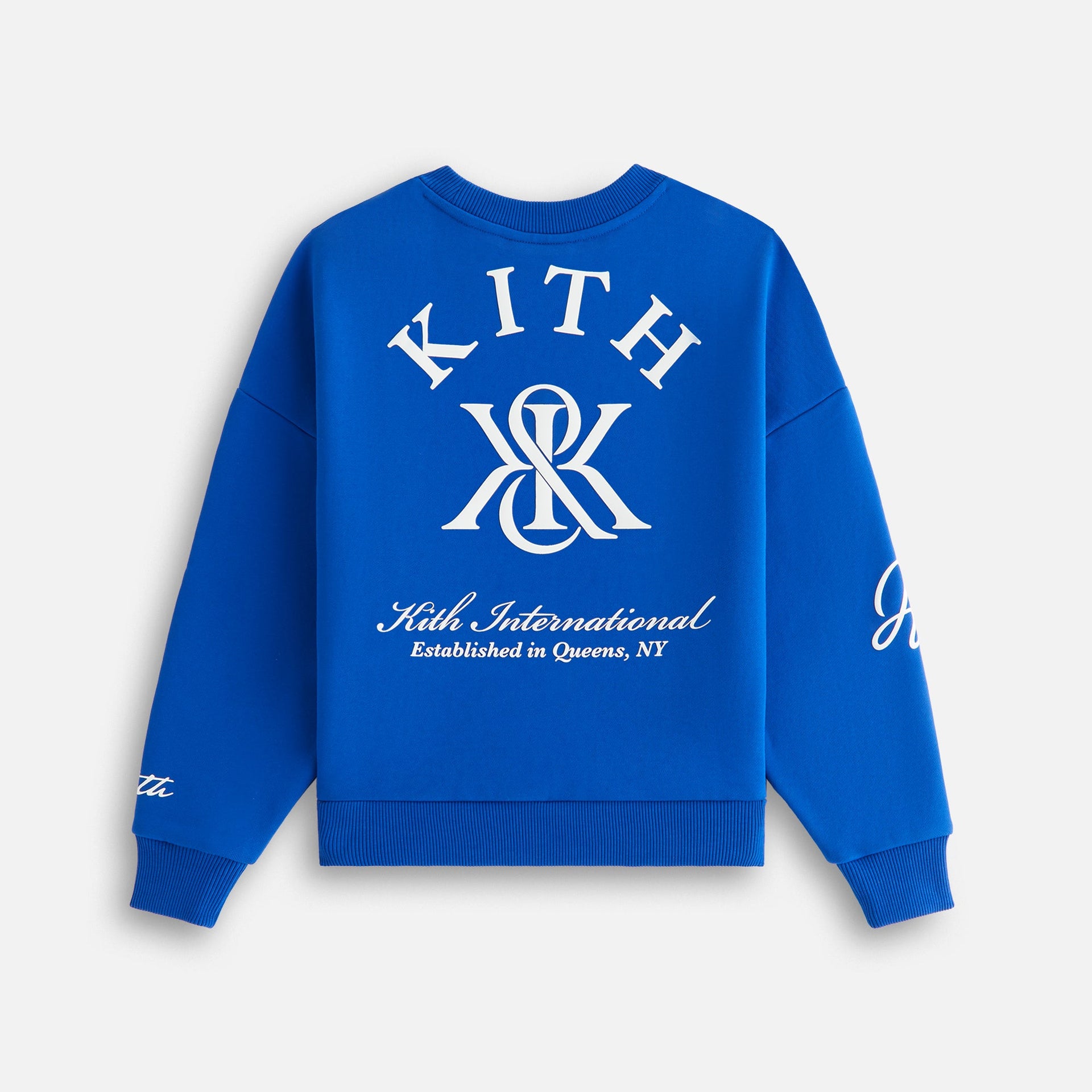 Kith Kids Logo Nelson Crewneck - Cyclone