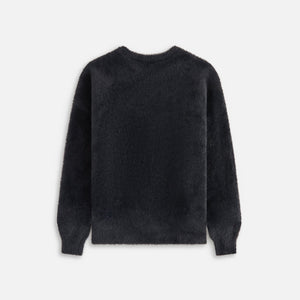 Kith Kids Mohair Script Logo Crewneck - Black