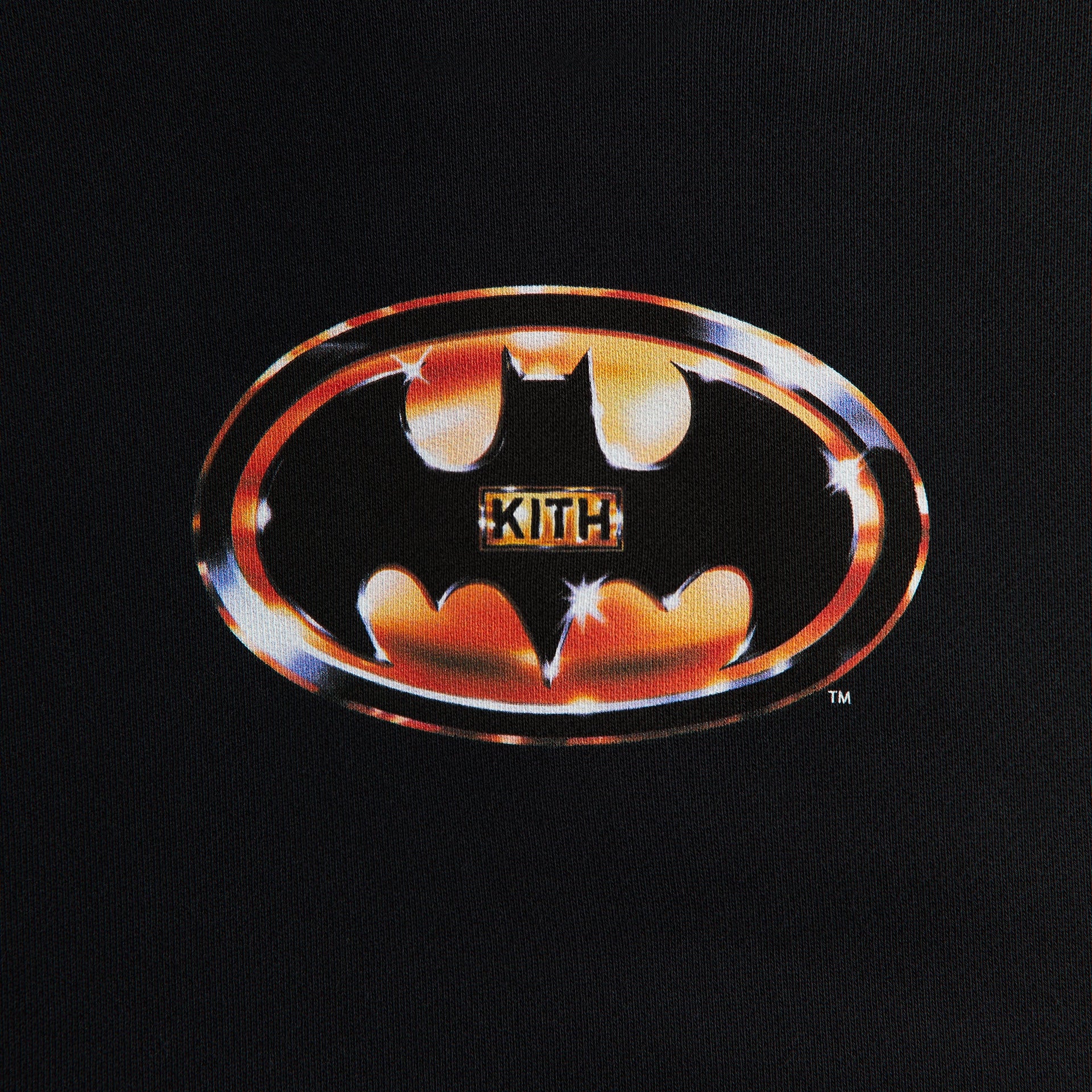 Batman | Kith Kids Iconic Nelson Crewneck - Black