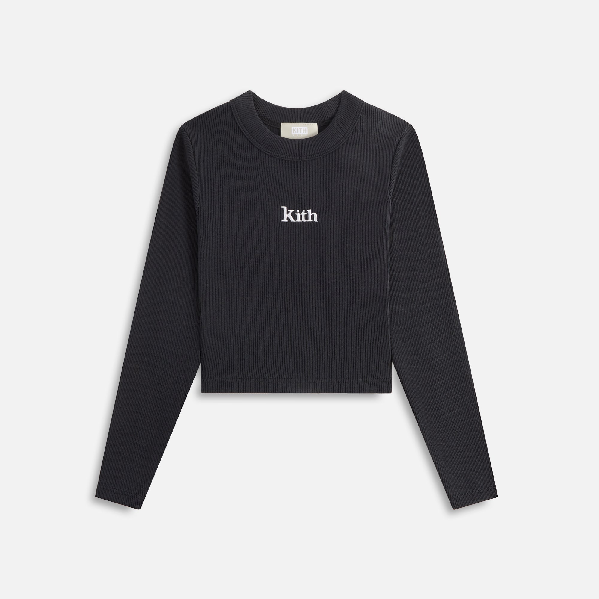 Kith Kids Long Sleeve Mulberry Tee - Black – Kith Canada