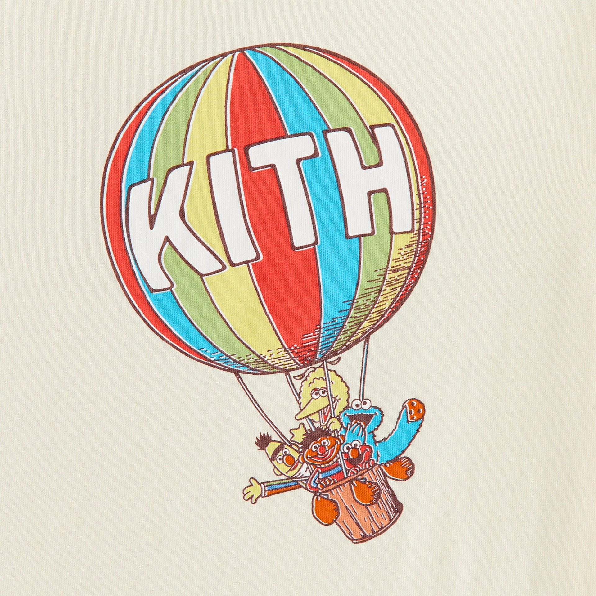 Kith Kids for Sesame Street Air Balloon Tee - Sandrift