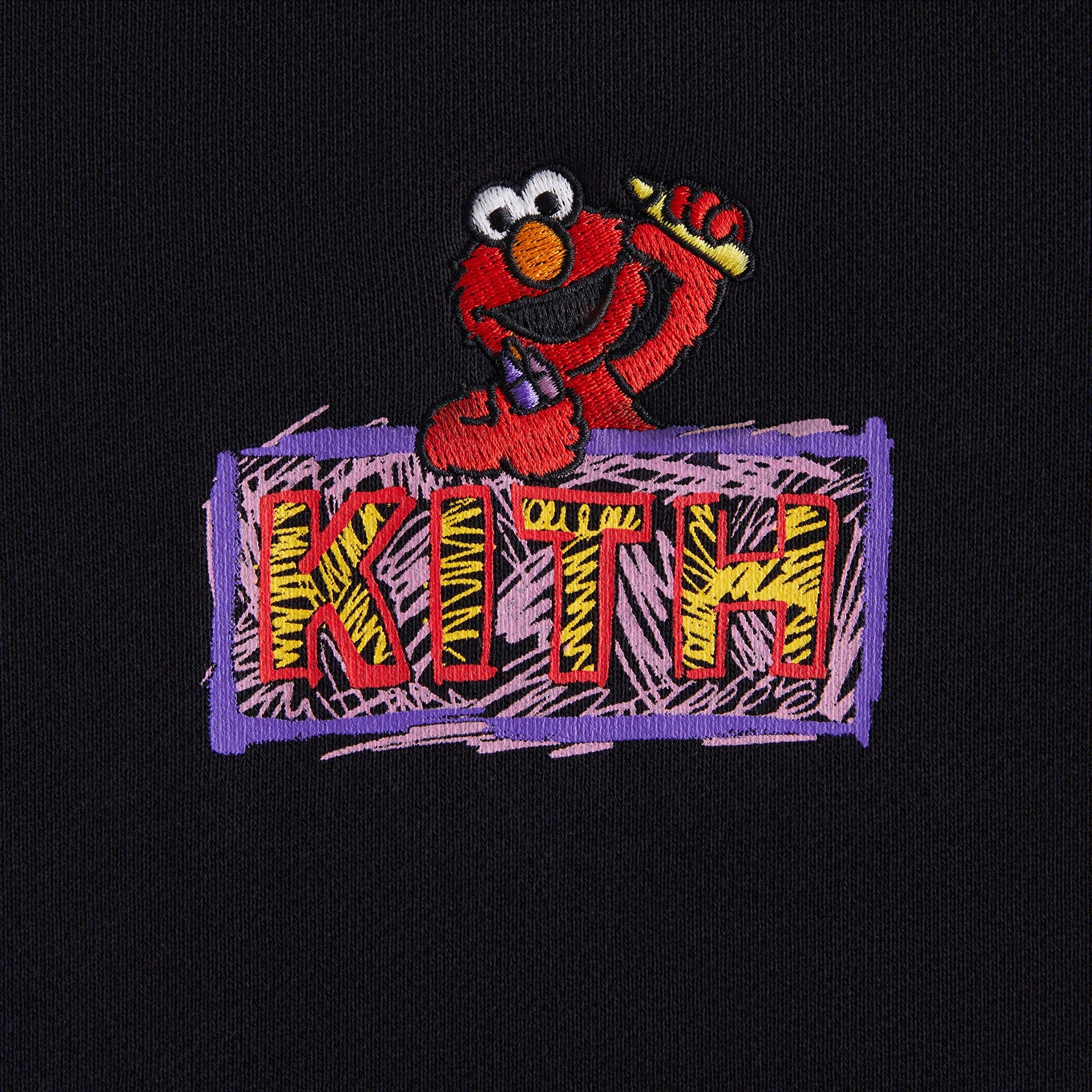 Kith Kids for Sesame Street Elmo Nelson Crewneck - Black