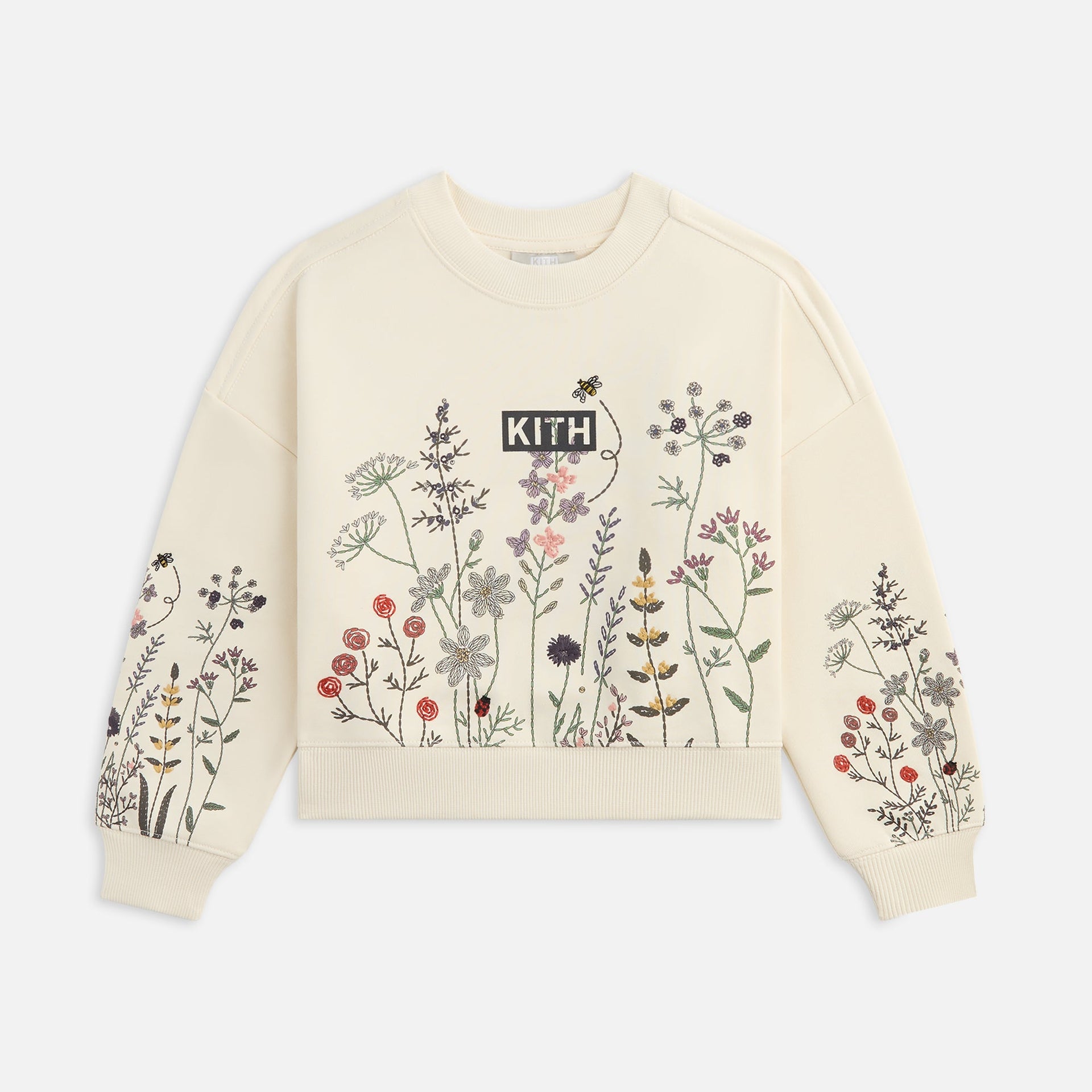 Kith Kids Floral Nelson Crewneck - Sandrift