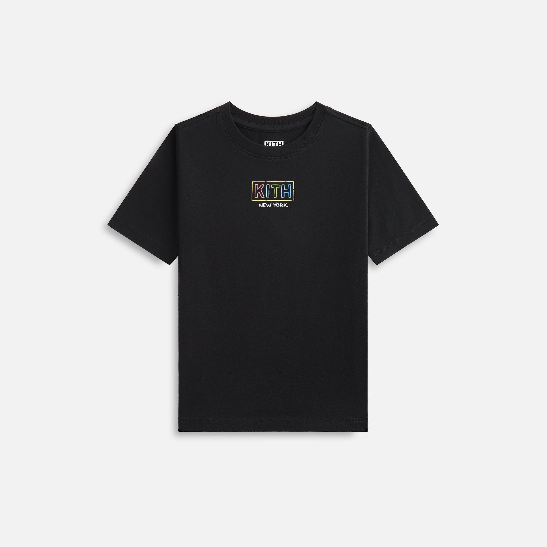 Kith Kids New York Classic Logo Tee - Black