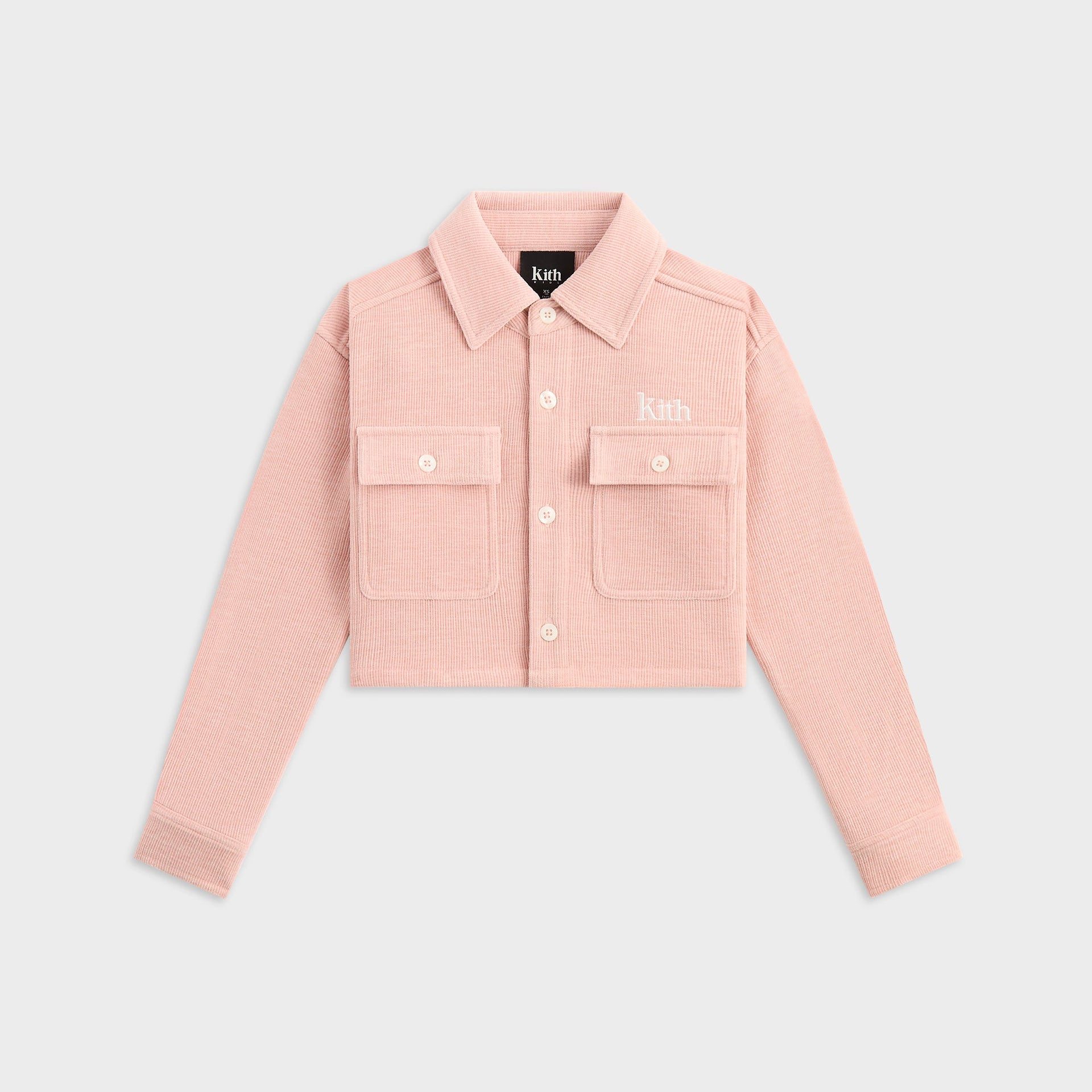 Kith Kids Cropped Apollo Shirt - Dusty Quartz
