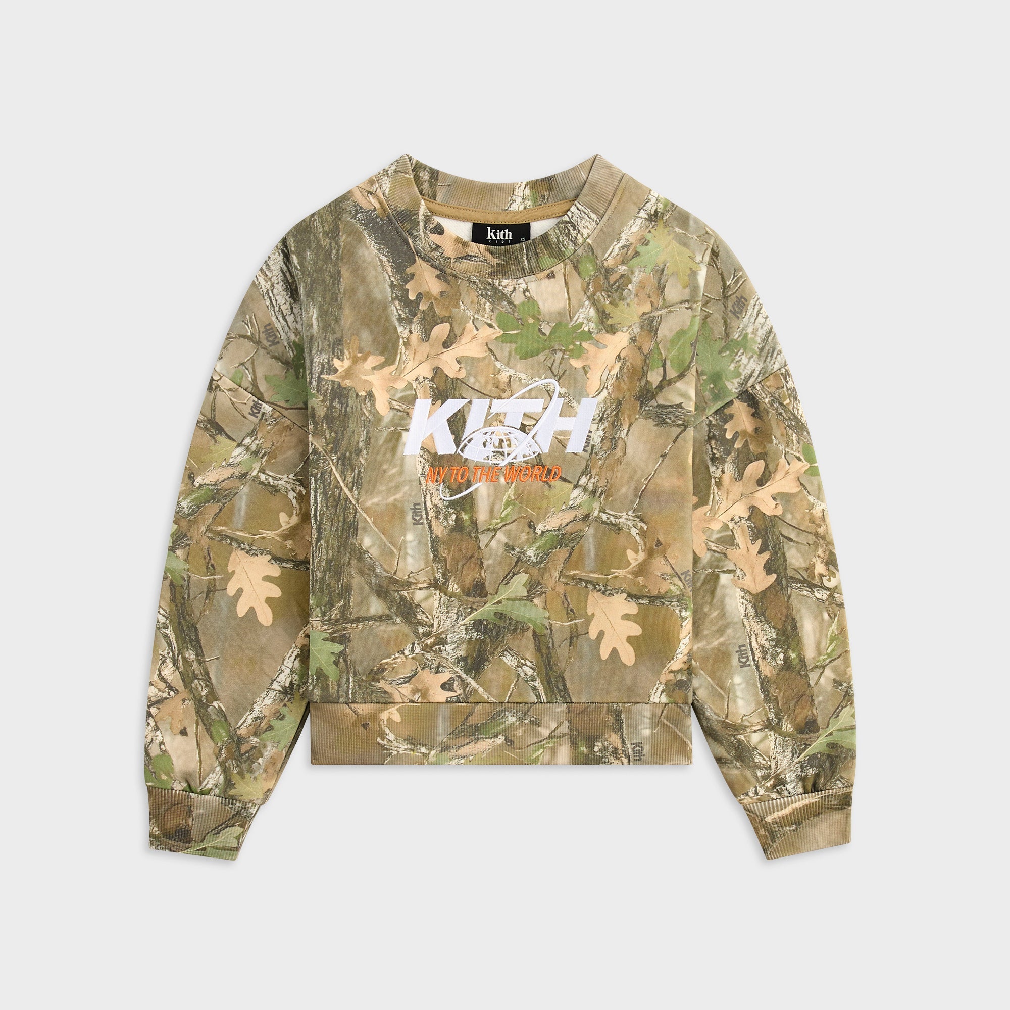 Kith Kids Printed Nelson Crewneck - Earth – Kith Canada