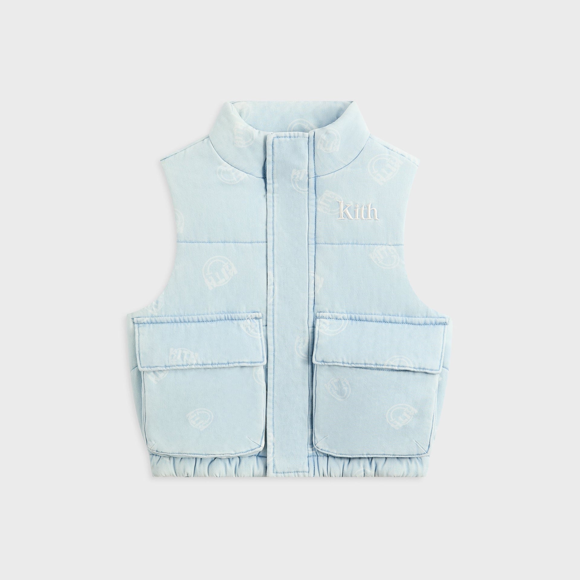 Kith Kids Textured Novelty Vest - Opal Light Wash