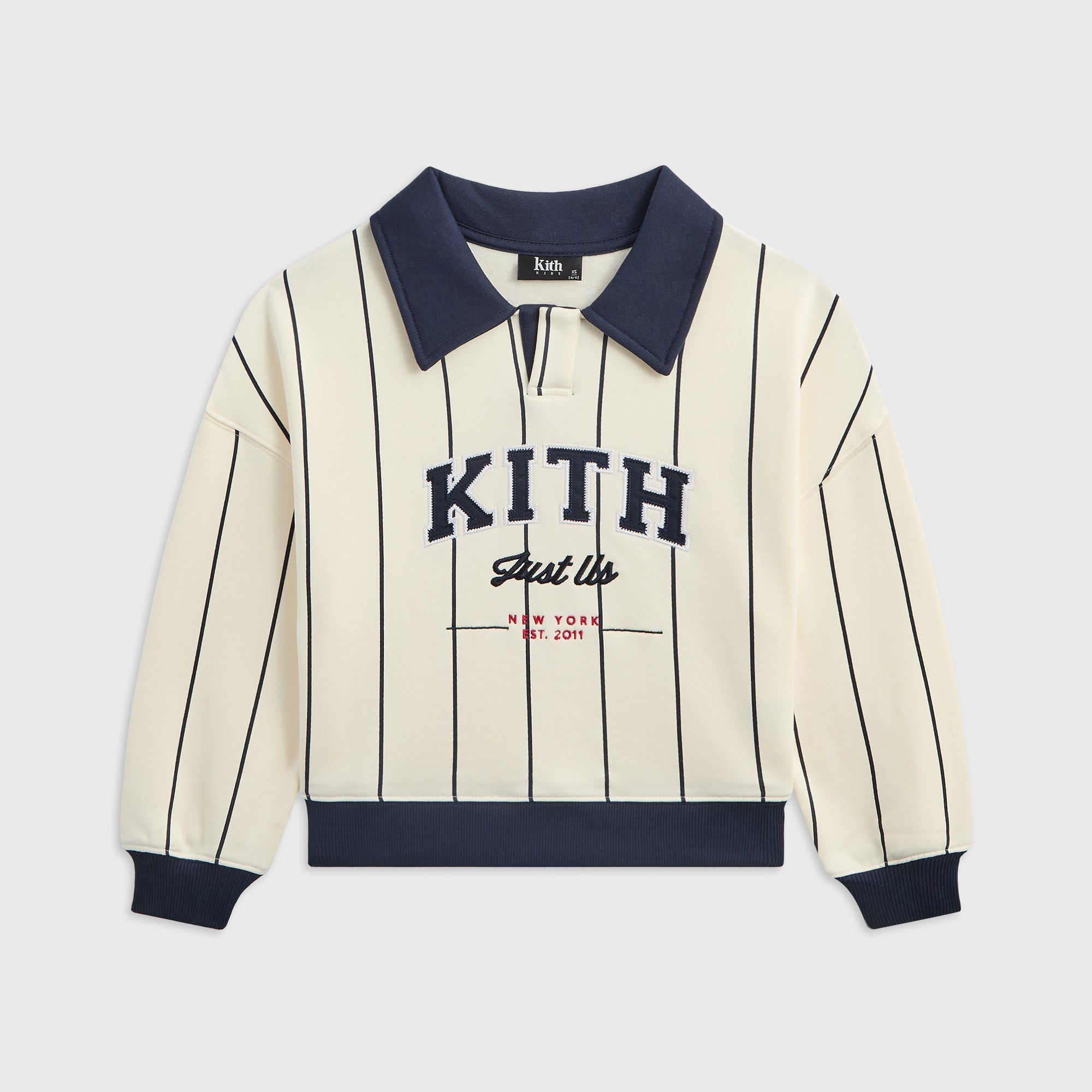 Kith Kids Collared Nelson Sweatshirt - Nocturnal – Kith Canada