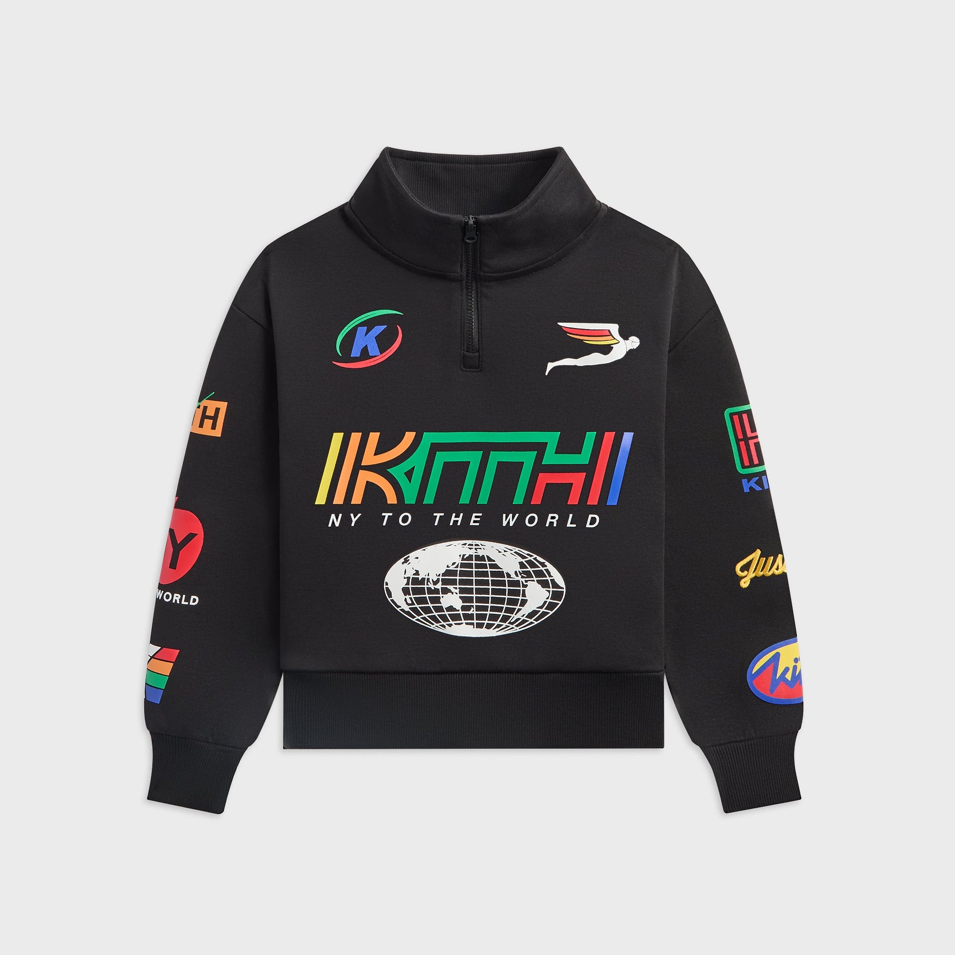 Kith Kids Logo Hunter Pullover - Black