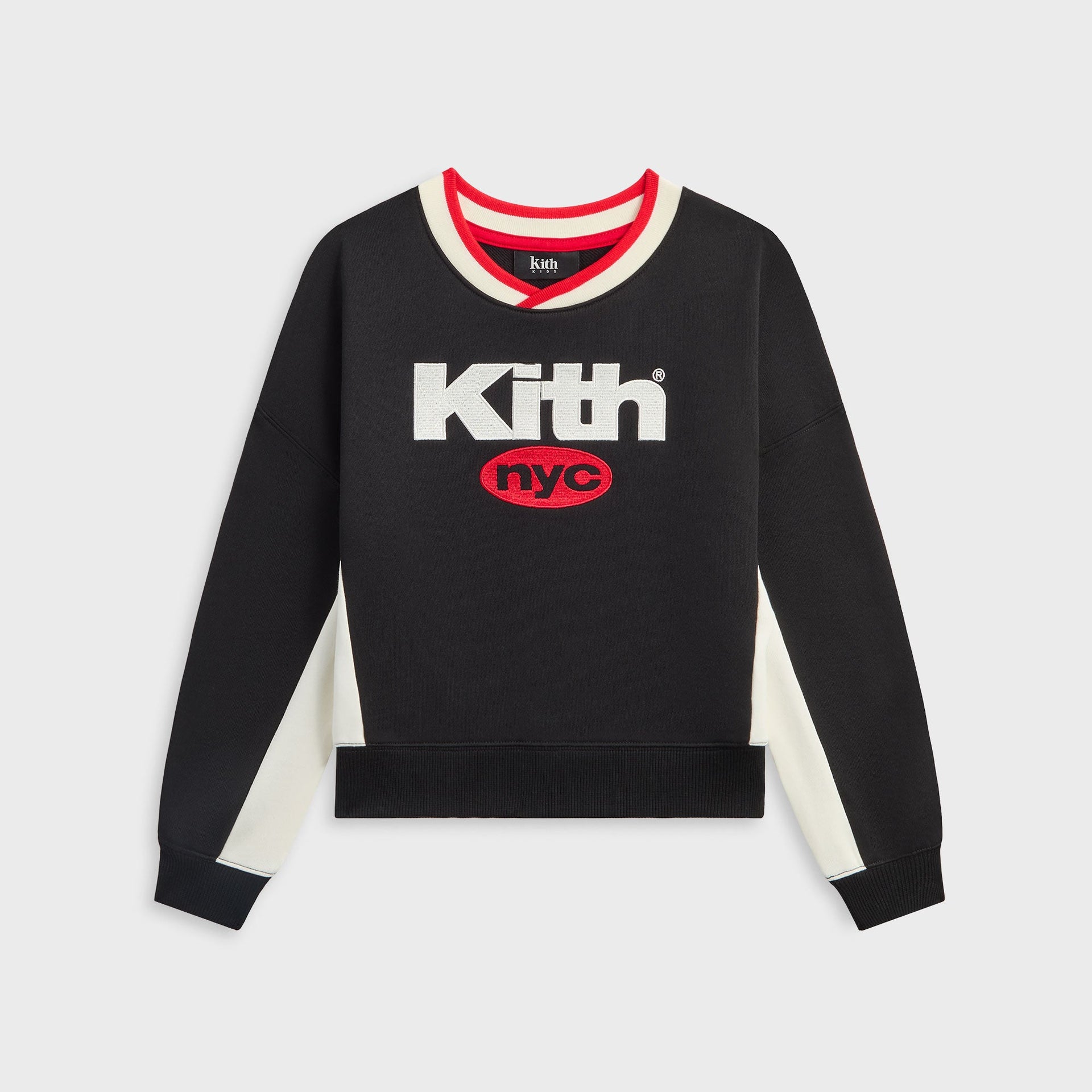 Kith Kids NYC Nimbus Logo Nelson Crewneck - Black