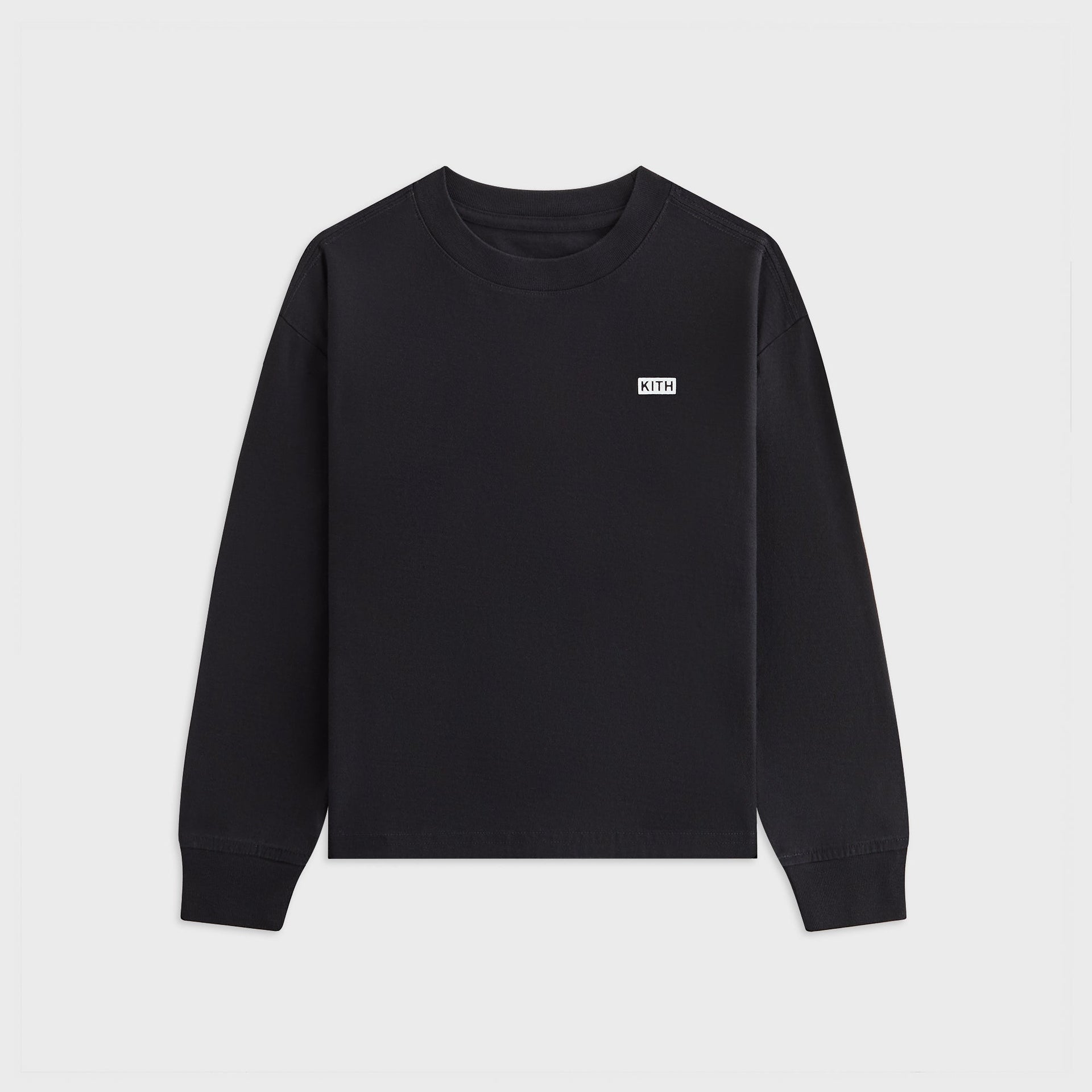 Kith Kids Long Sleeve LAX Tee - Black