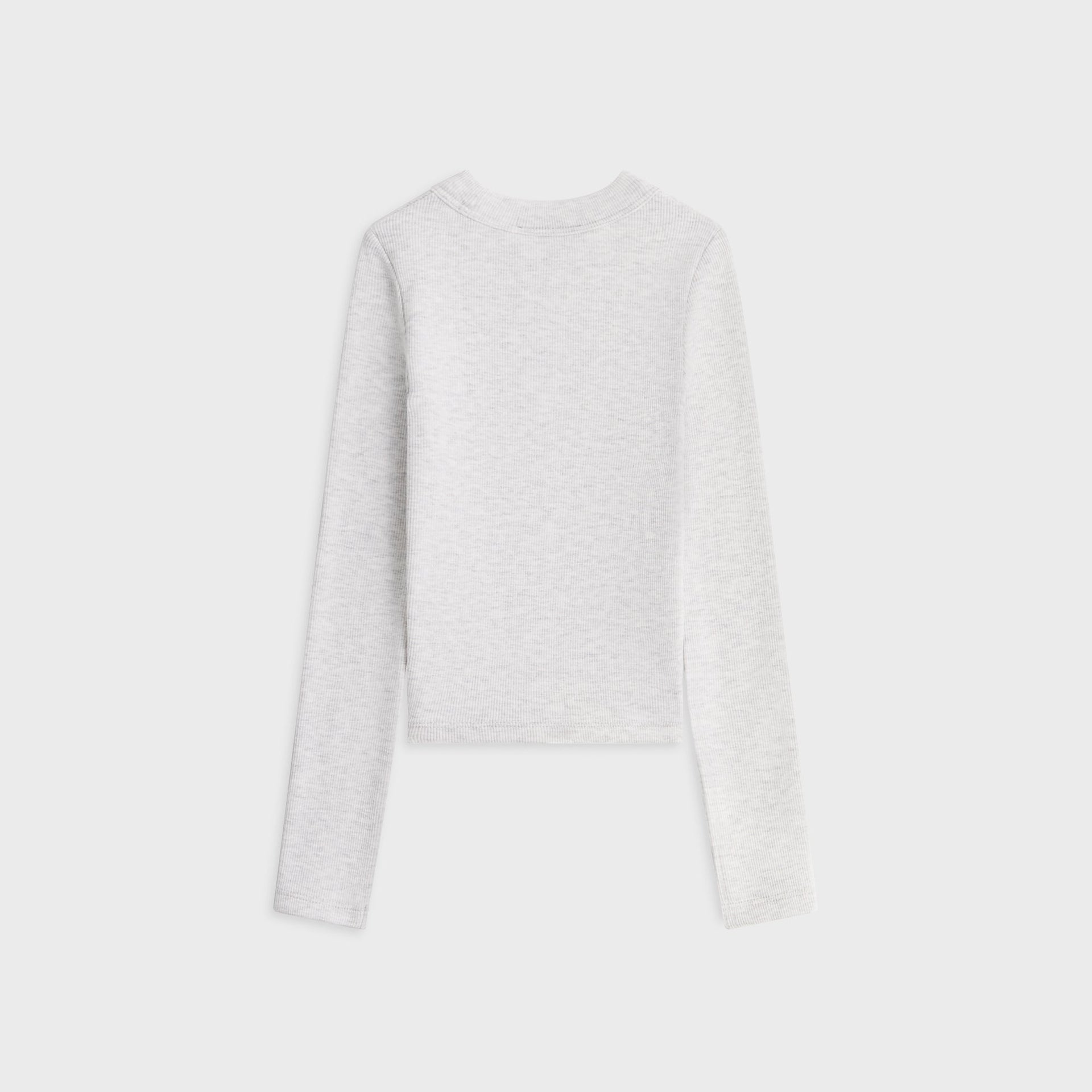 Kith Kids Long Sleeve Mulberry Tee - Light Heather Grey