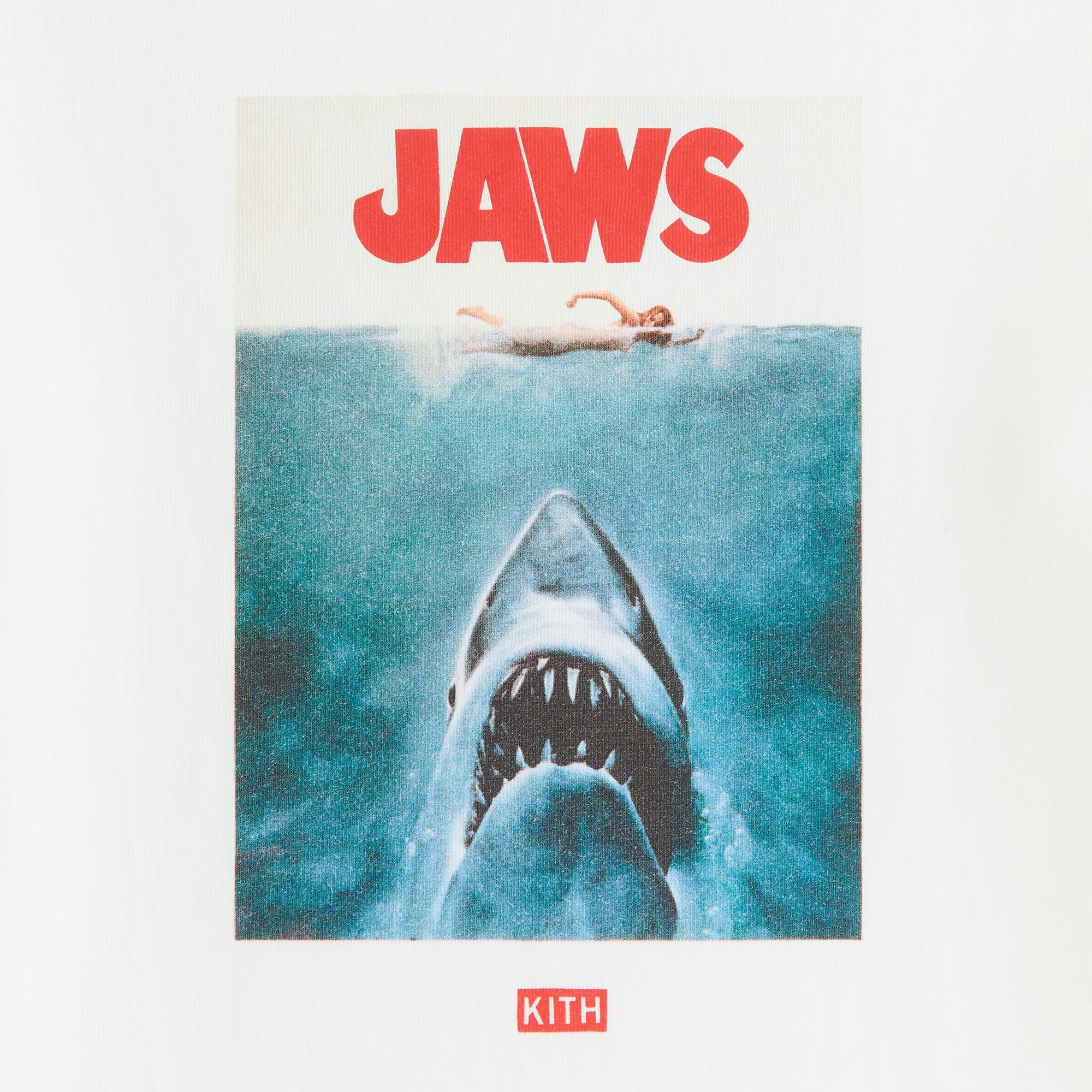 Kith Kids for JAWS Poster Vintage Tee - White – Kith Canada
