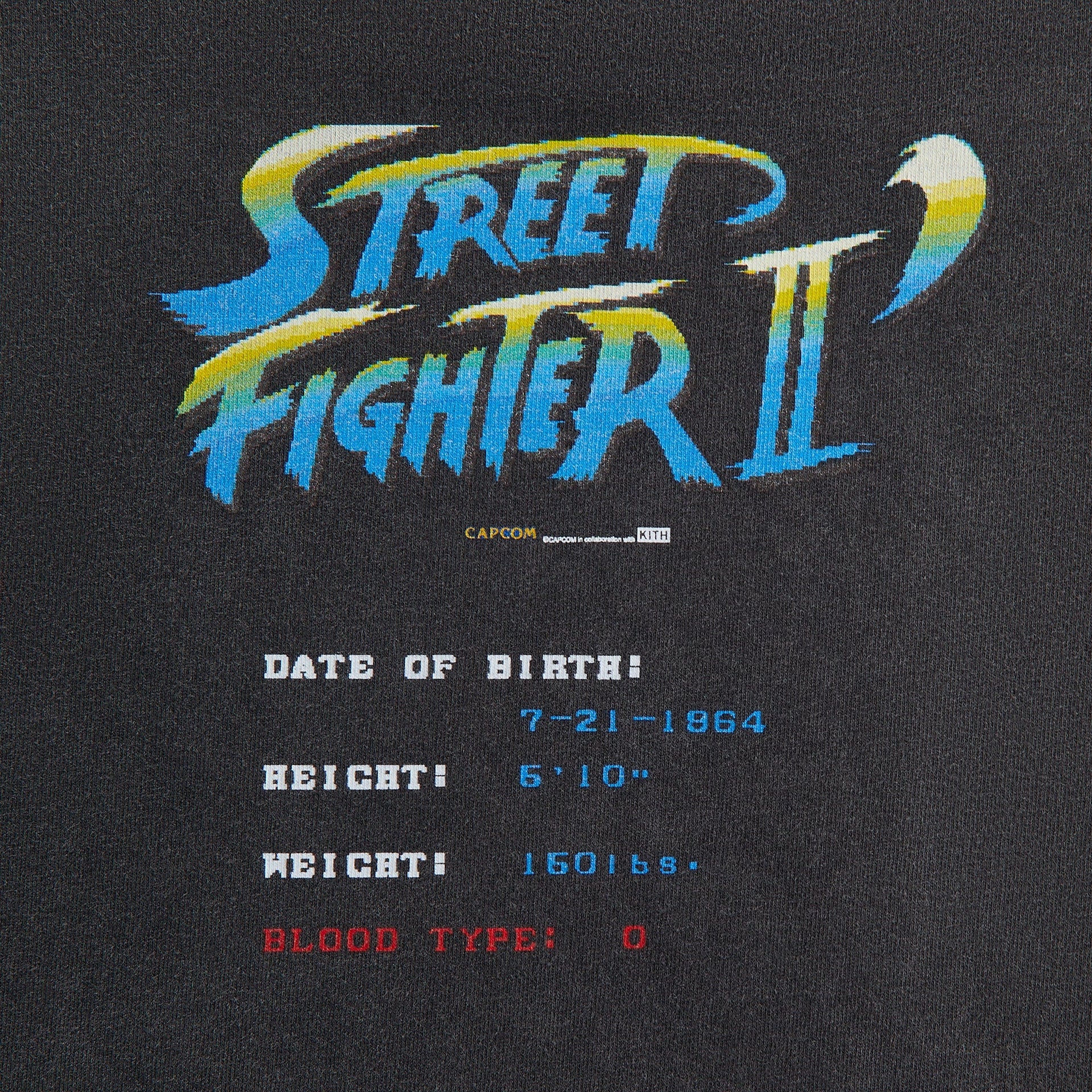 Capcom | Kith Kids Ryu Champion Vintage Tee - Black - PH