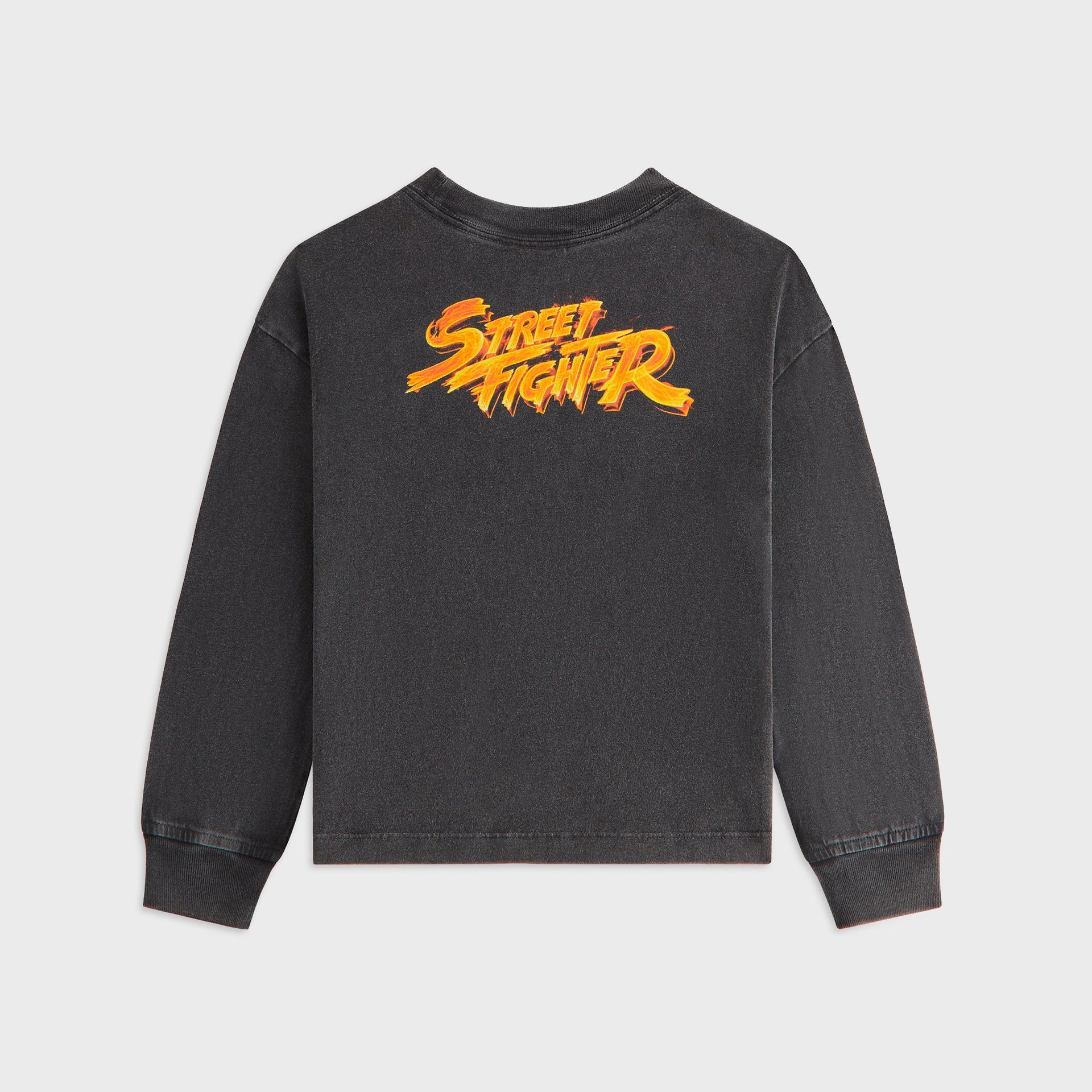 Capcom | Kith Kids Street Fighter Flame Vintage Tee - Black