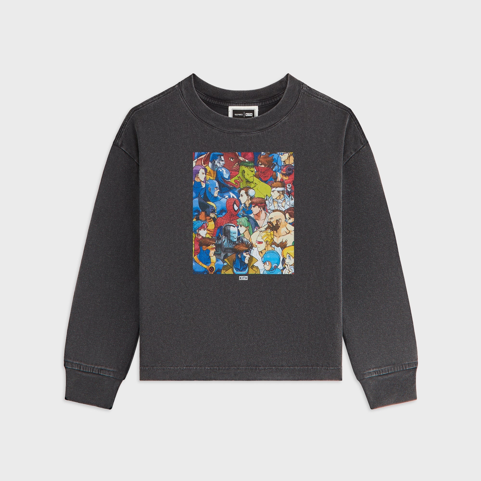 Kith Marvel Capcom Vintage Tee スーパーヒーローズ Marvel vs. Capcom | Kith Clash of Super Heroes Vintage Tee - Black