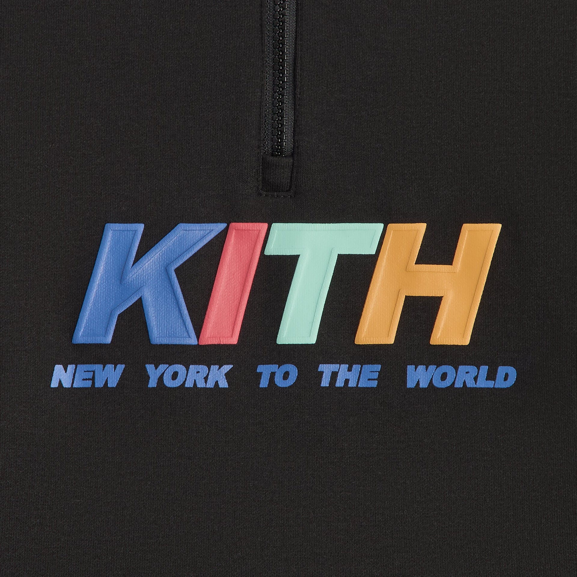 Kith Kids NY Quarter Zip Hoodie - Black