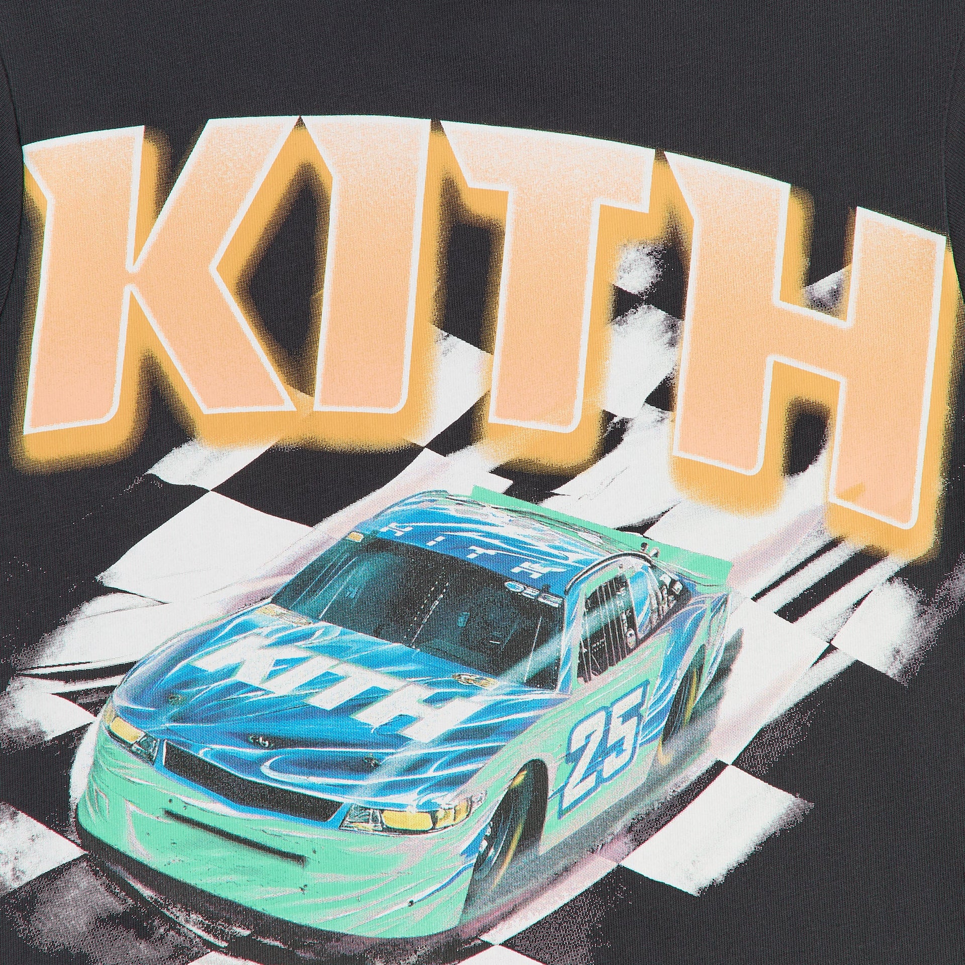 Kith Kids Racing Graphic Tee - Black