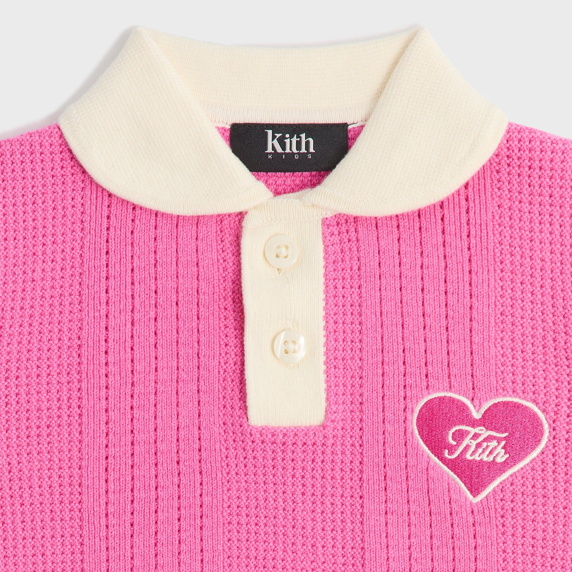 Kith Kids Teagen II Cropped Polo - Daphne