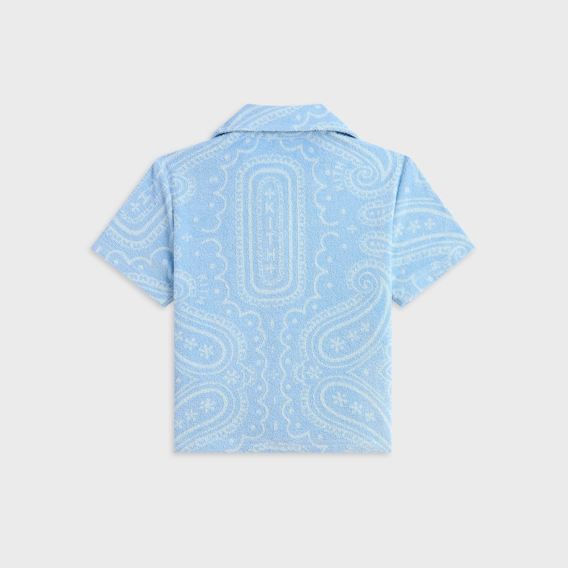 Kith Kids Paisley Jacquard Camp Shirt - Serene