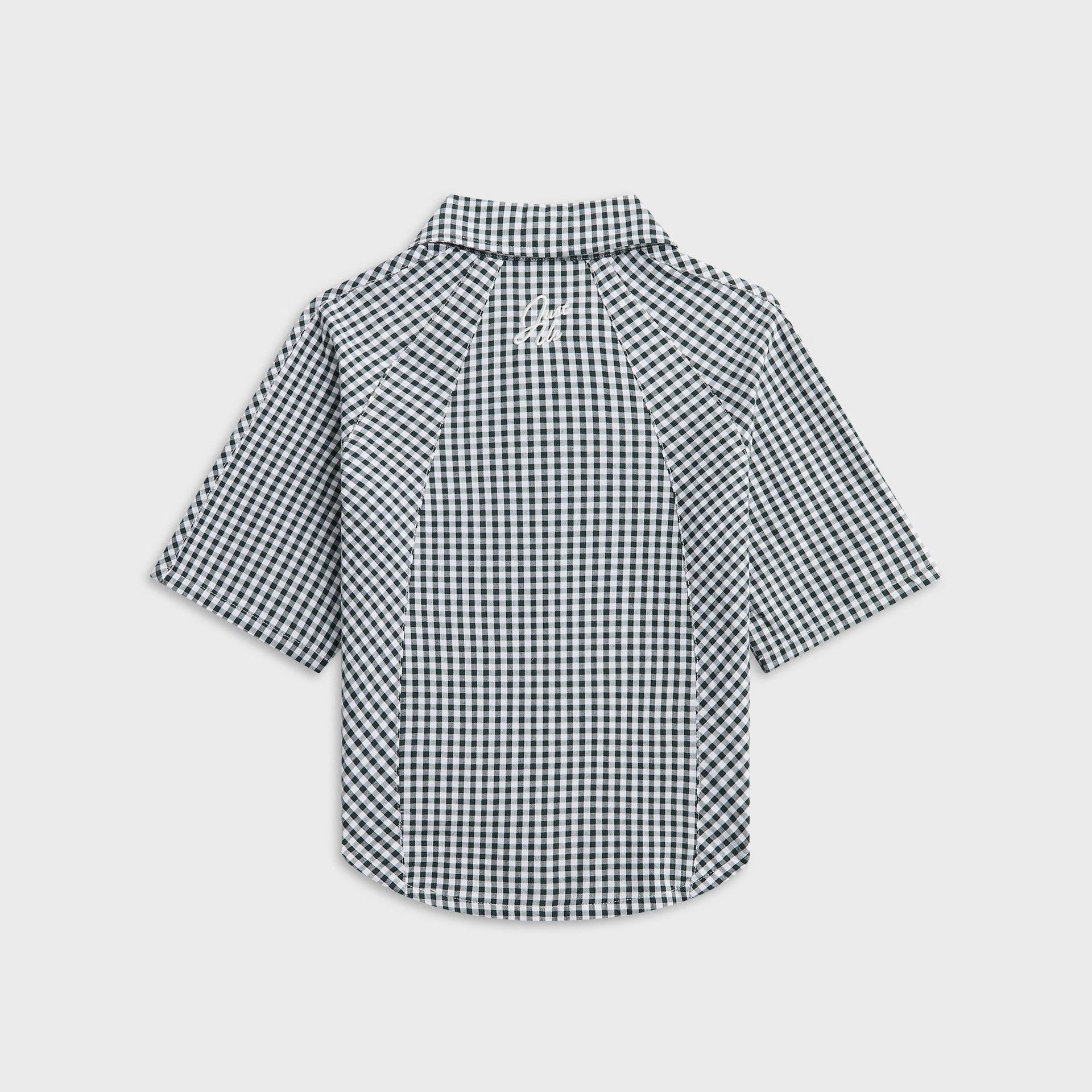 Kith Kids Blocked Gingham Apollo Shirt - Stadium