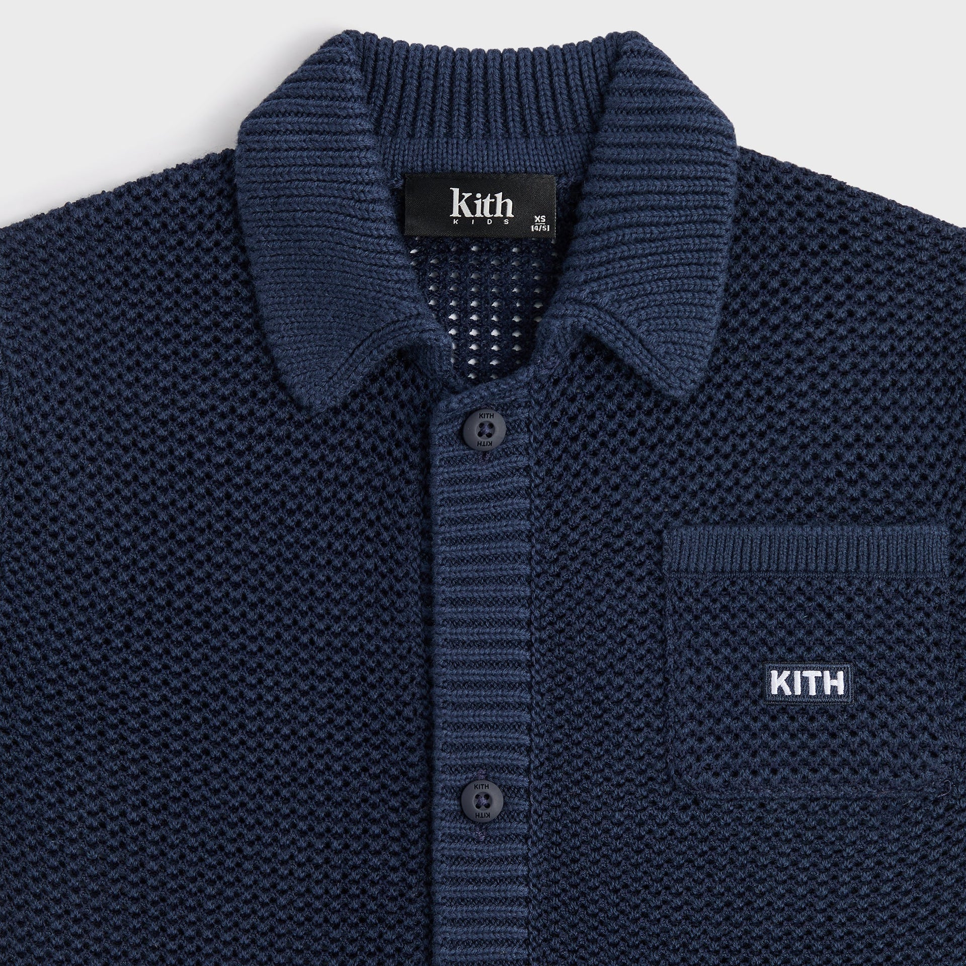 Kith Kids Textured Button Down Tilden Shirt - Nocturnal - PH