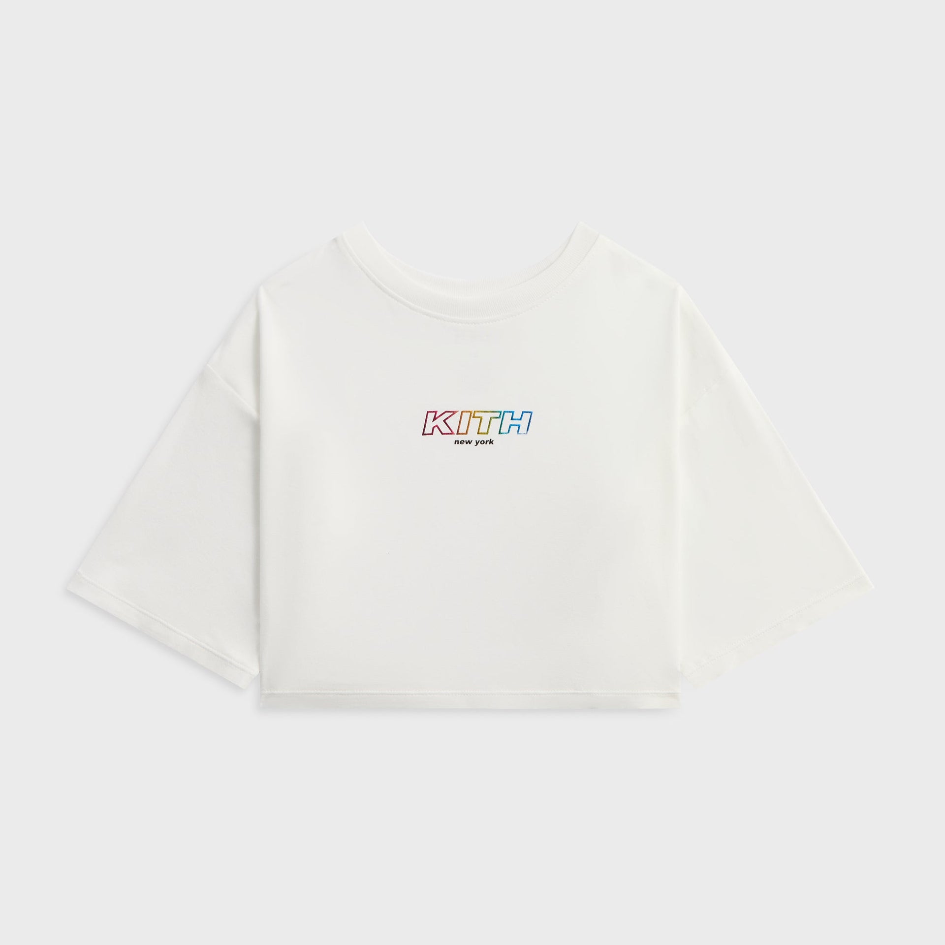 Kith Kids Fei Cropped Tee - White