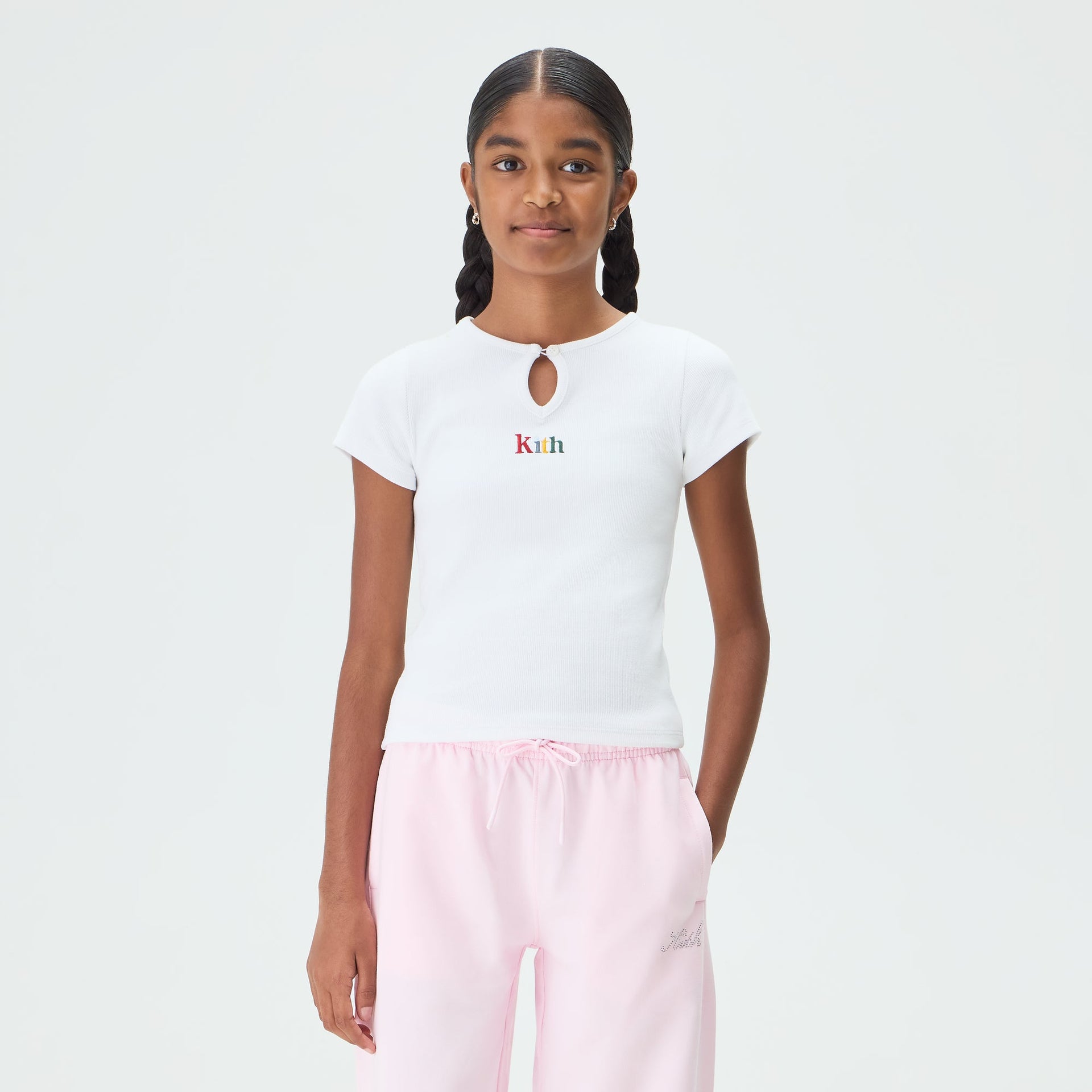 Kith Kids Mulberry III Logo Tee - White