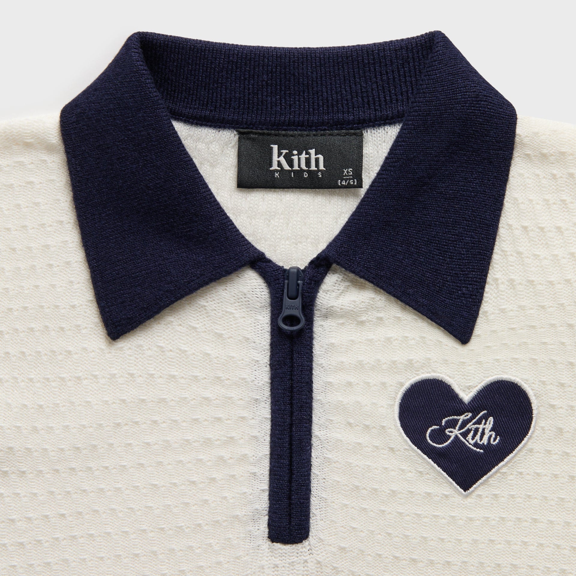 Kith Kids Knit Taylen Crop Polo - Silk - PH