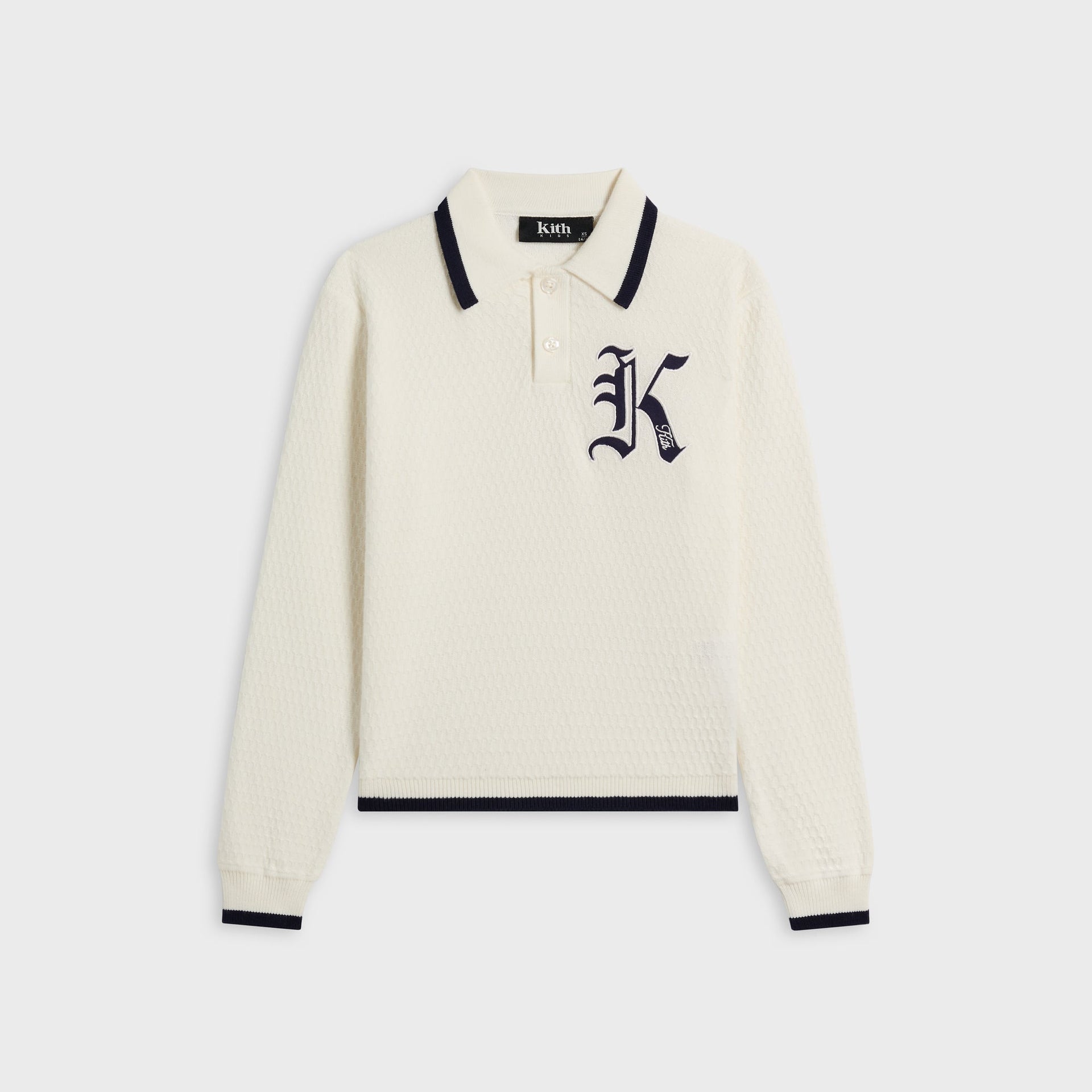 Kith Kids Tilden Long Sleeve Polo - Silk - PH
