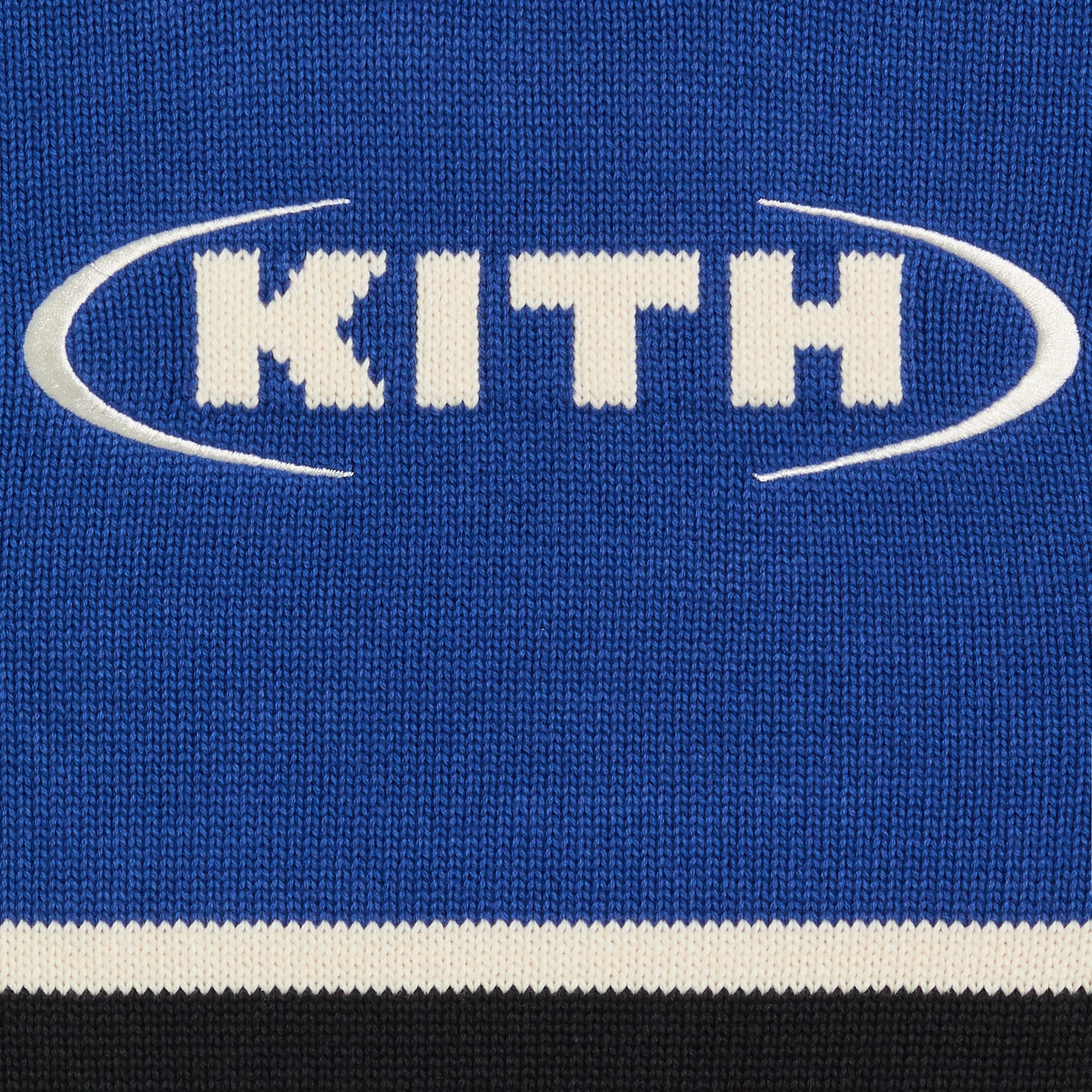 Kith Kids Varsity Nelson Knit Crewneck - Cyanotype - PH – Kith Canada