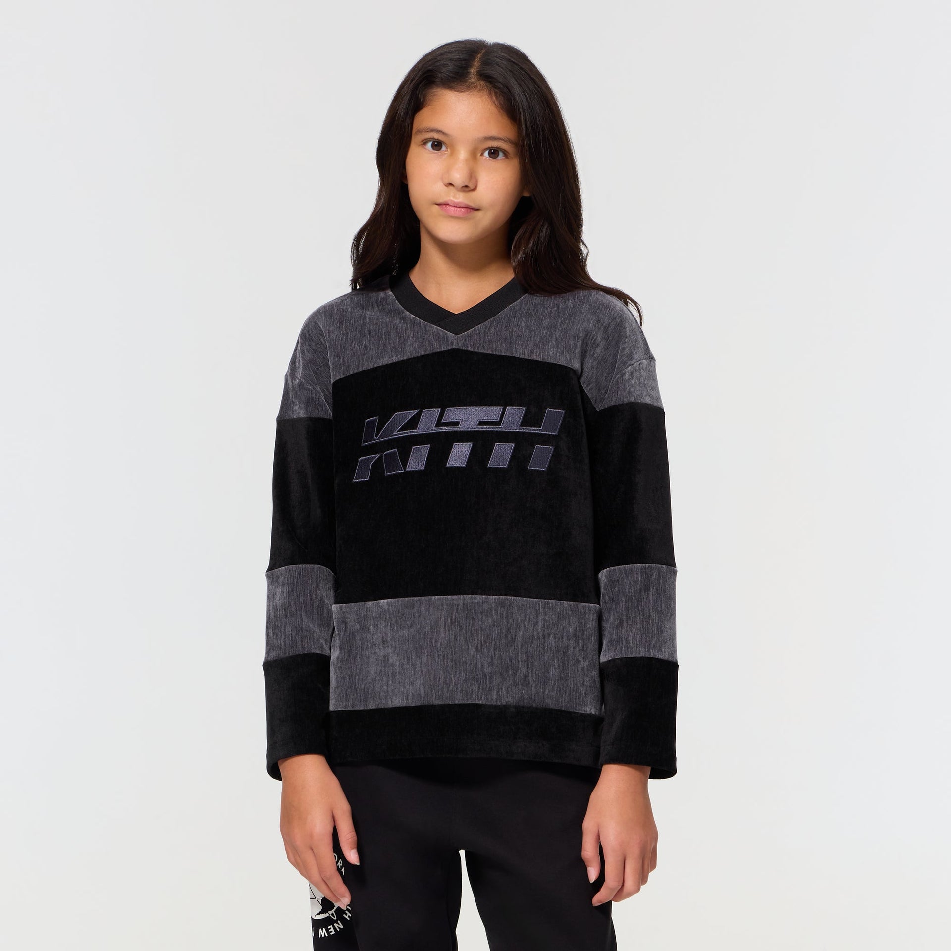 Kith Kids Textured Malik Jersey - Battleship