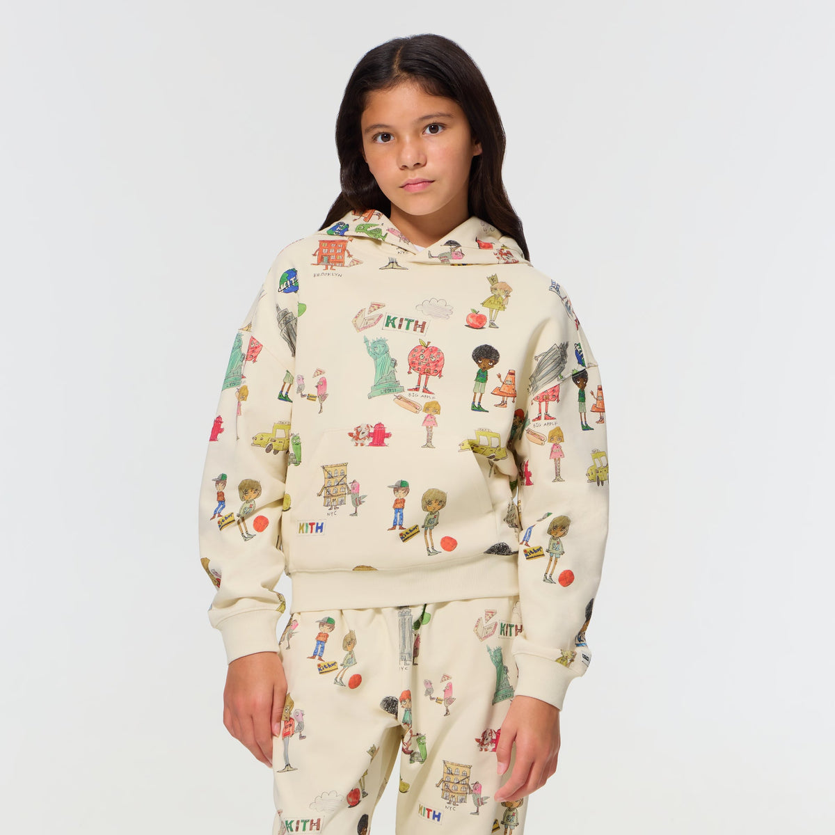 Kith Kids for Matthew Langille Nelson Hoodie - Sandrift
