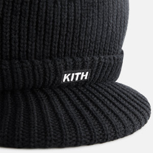 Kith Kids Visor Beanie - Black
