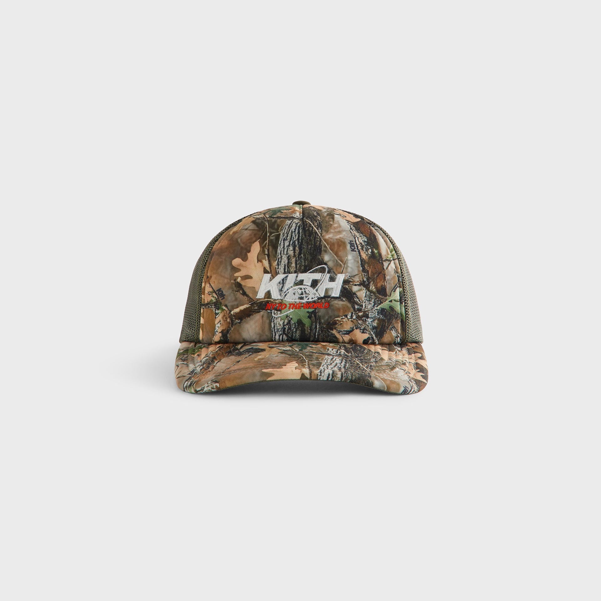Kith Kids Camo Trucker Hat - Earth
