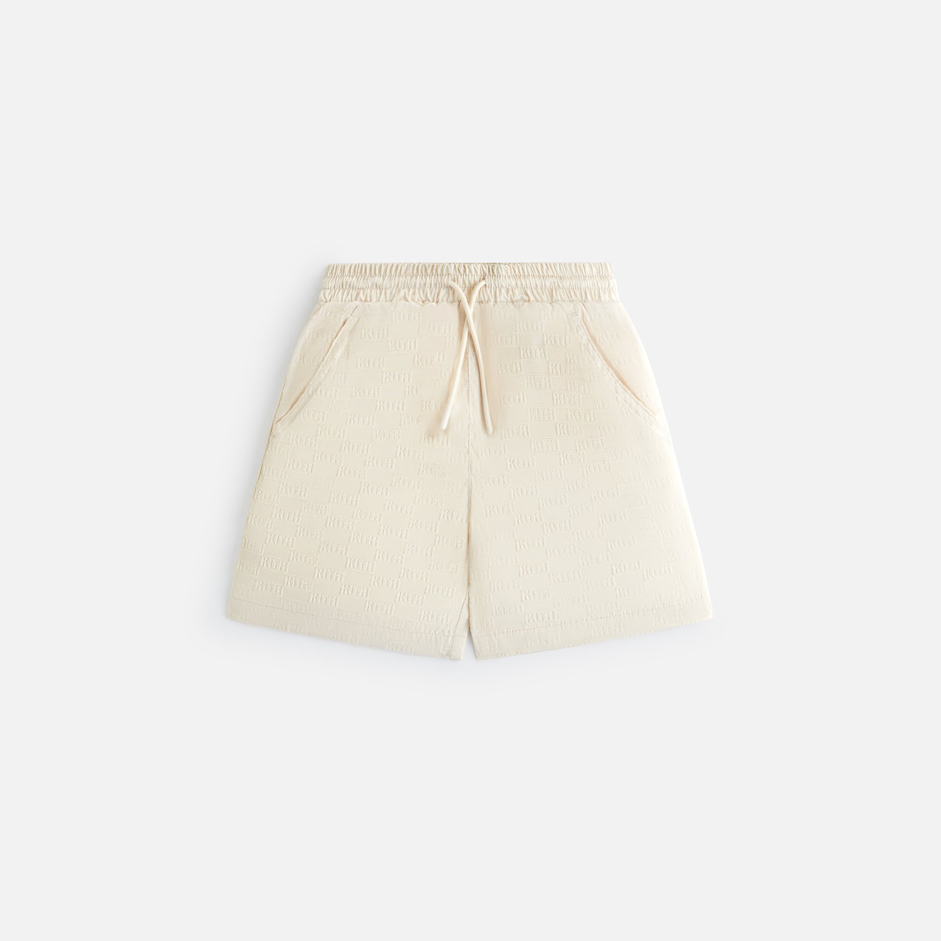 Kith Kids Flocked Monogram Micah Short - Veil