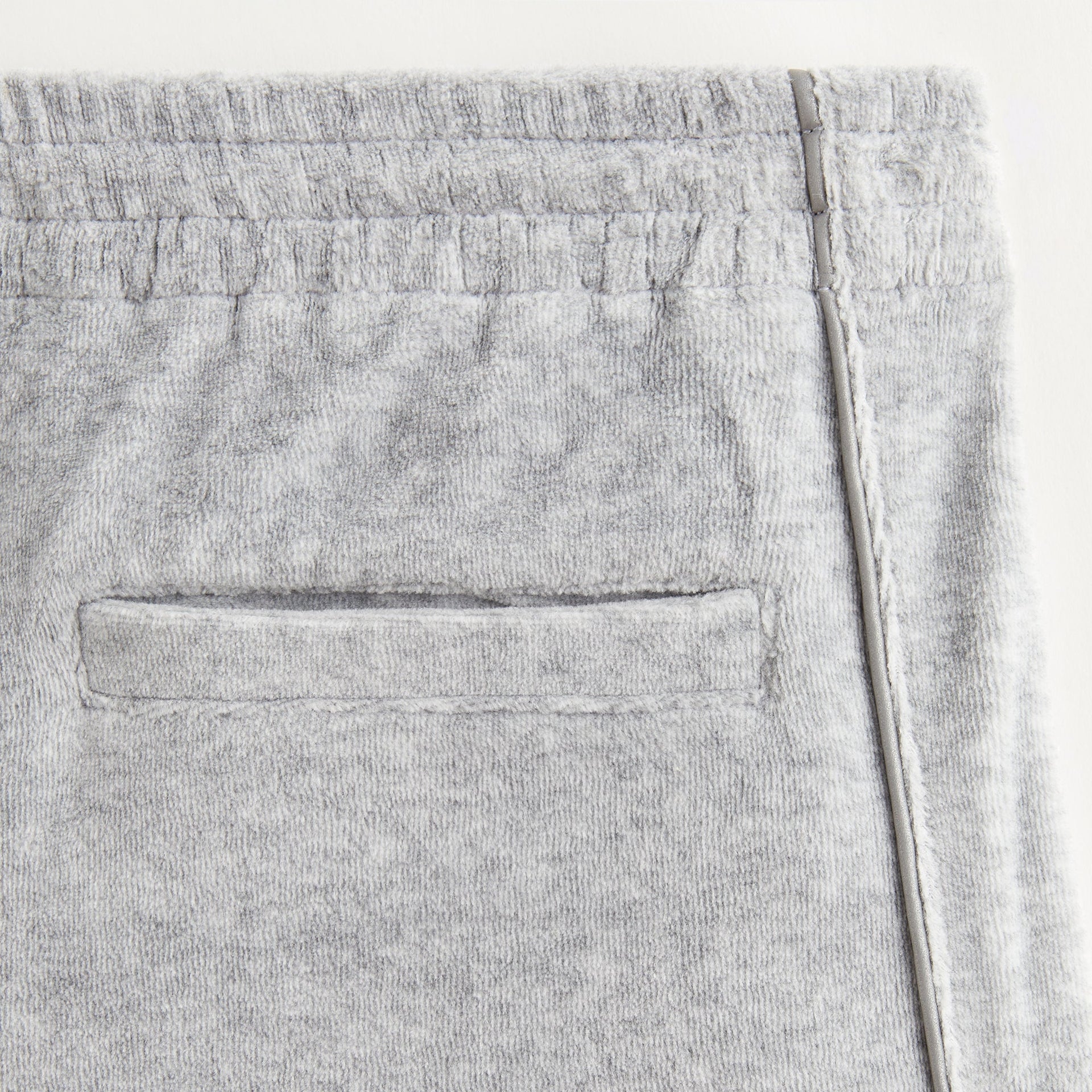 Kith Kids Velour Track Pant - Heather Grey