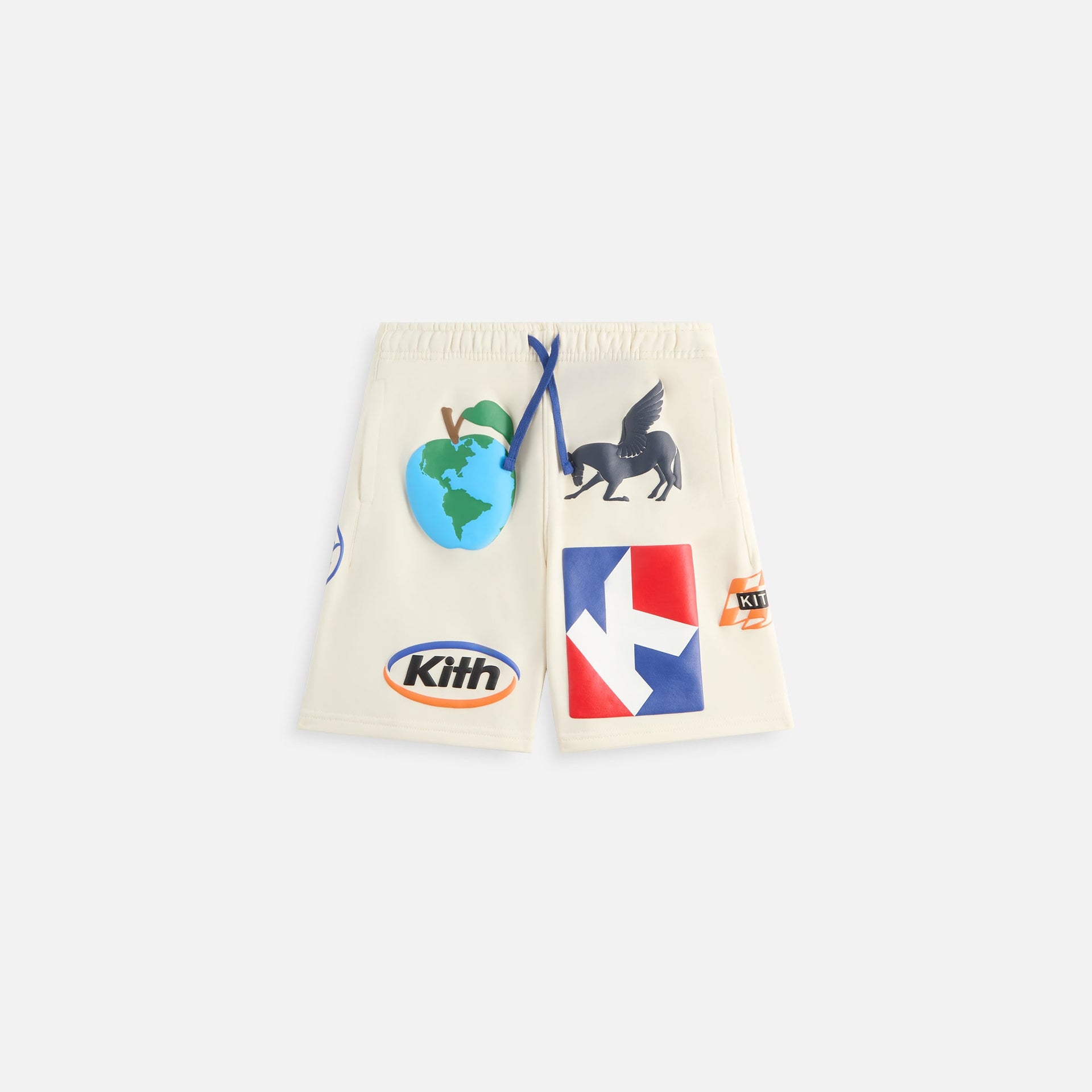 Kith Kids Logo Nelson Short - Sandrift