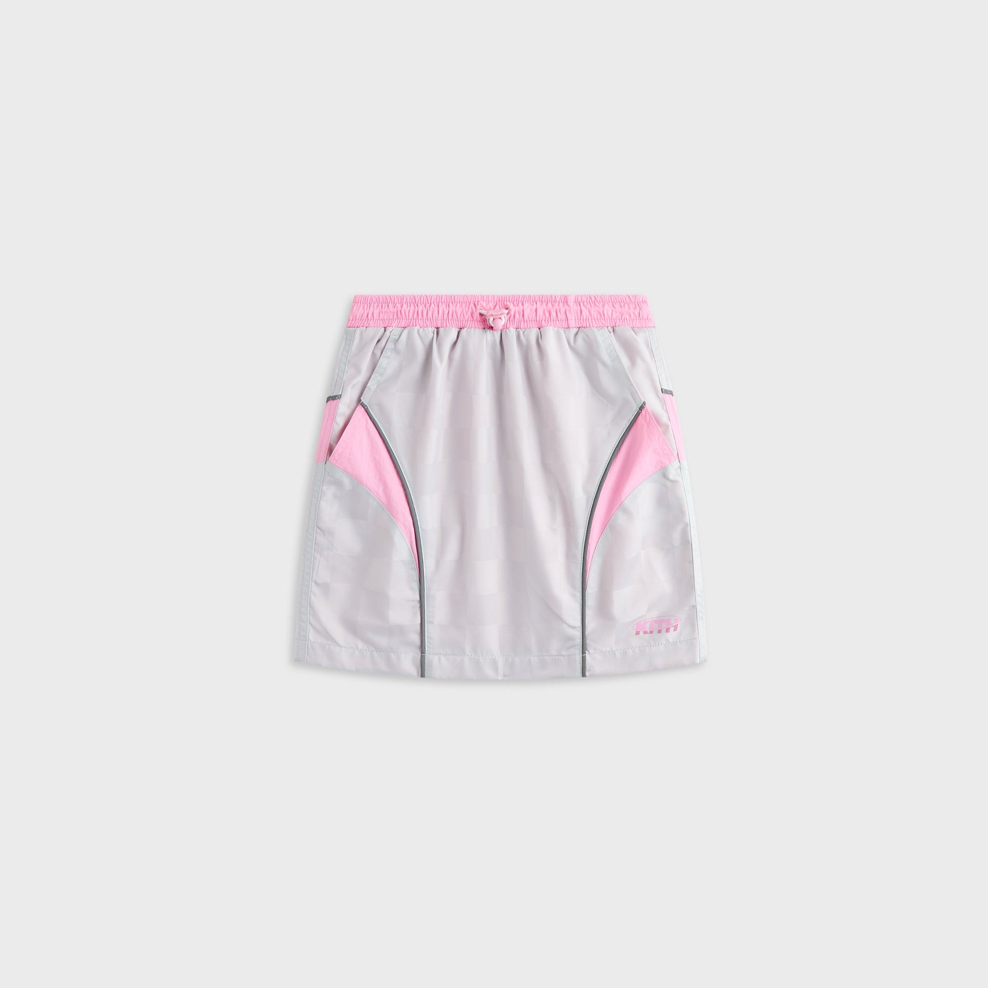 Kith Kids Color-Blocked Arin Mini Skirt - Concrete