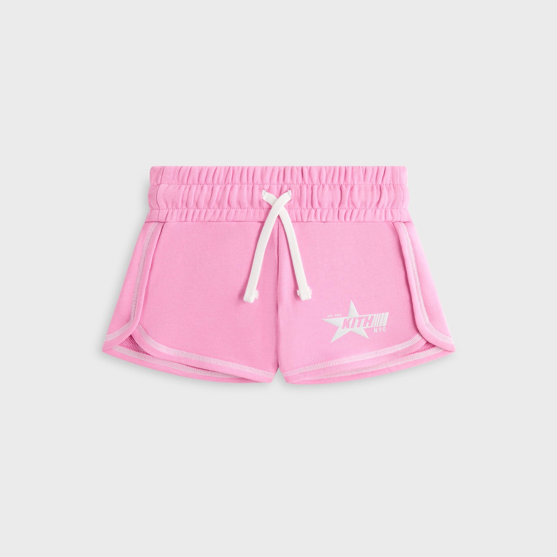 Kith Kids Contrast Stitch Logo Sadie Short - Caladium