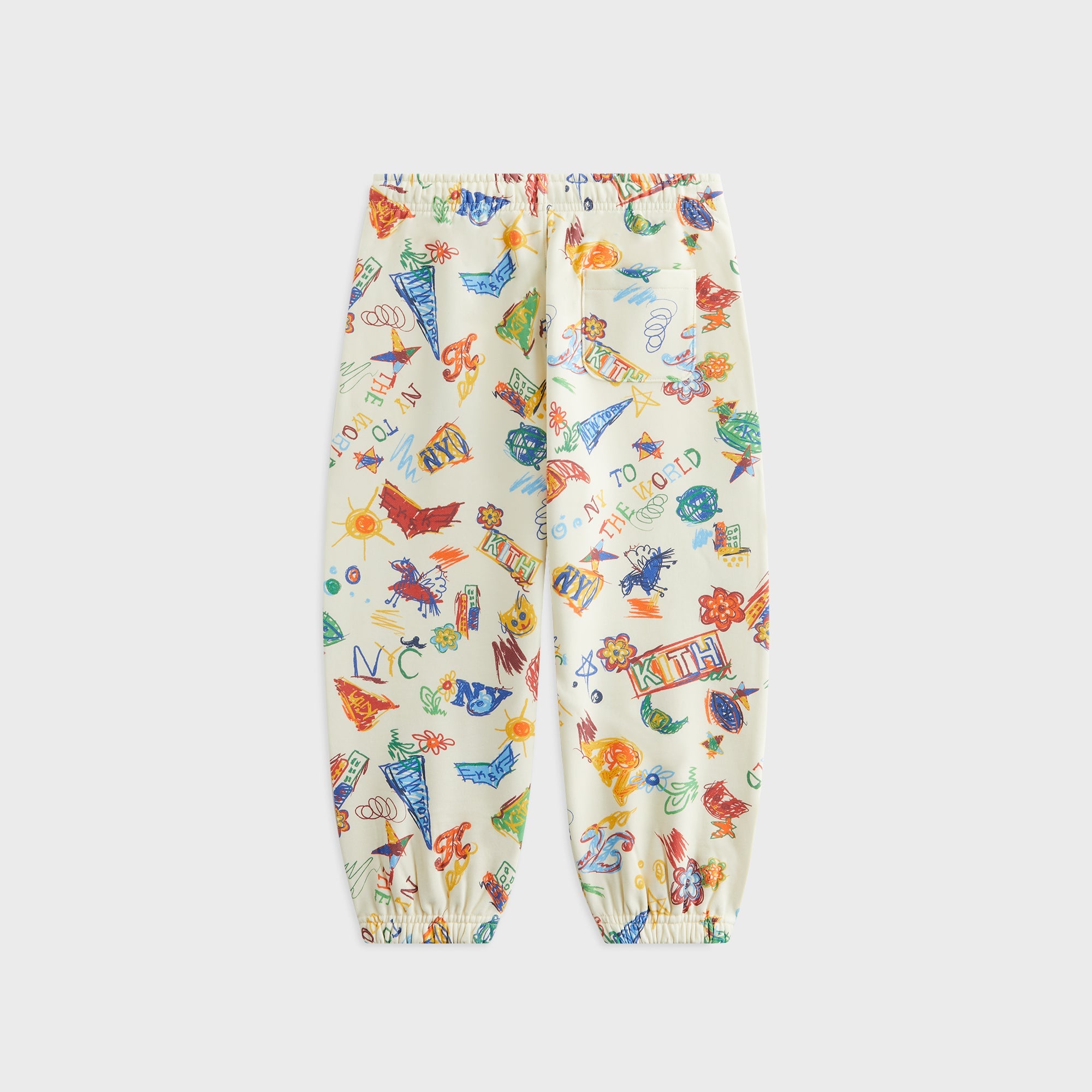 Kith Kids NY Sketchbook Nelson Sweatpant - Sandrift – Kith Canada