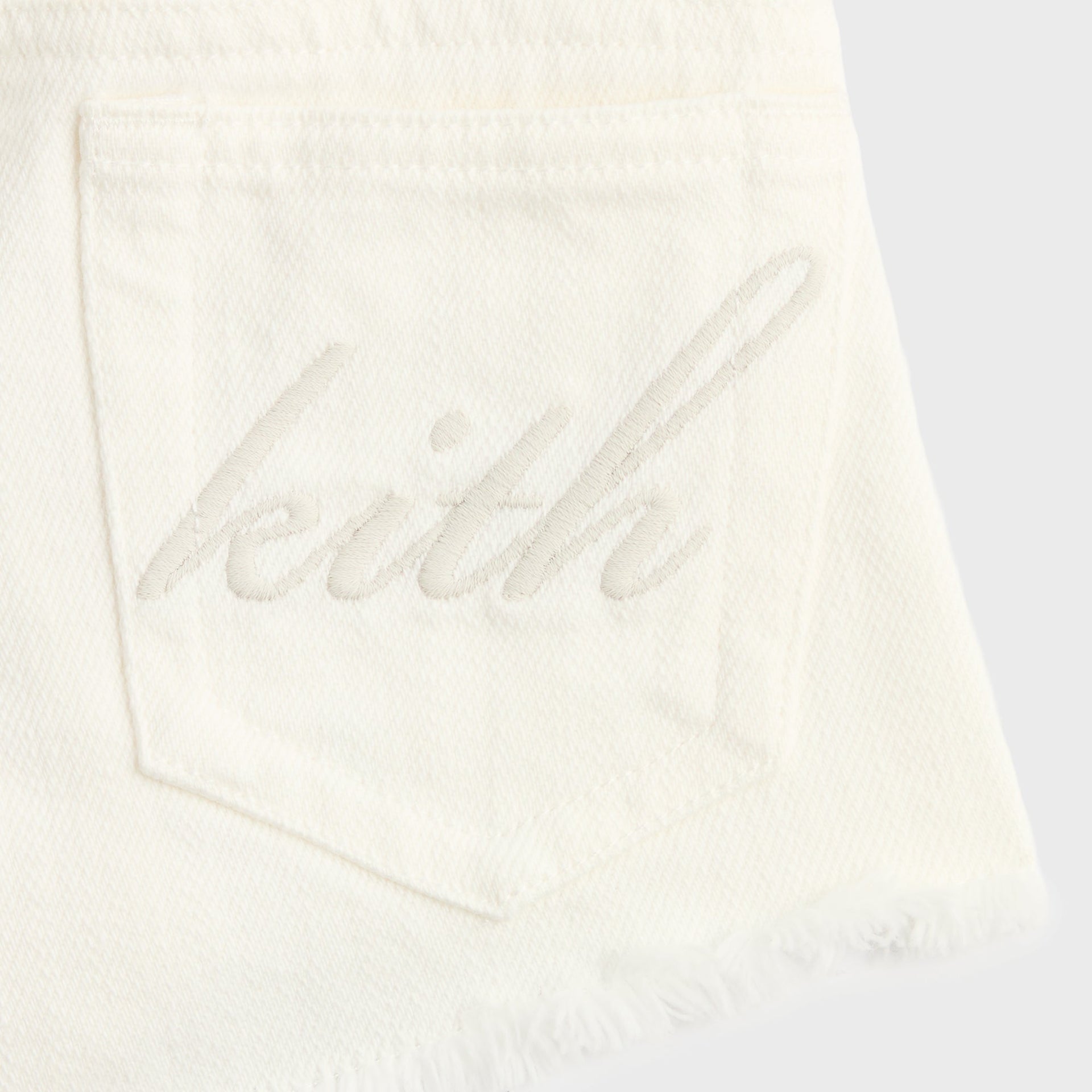 Kith Kids Denim Cut Off Short - Silk