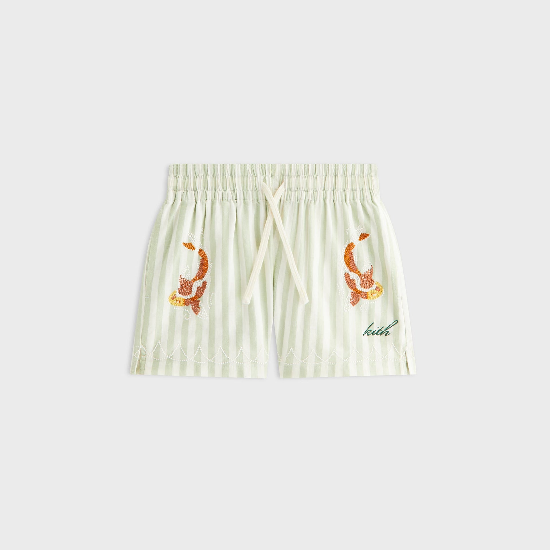 Kith Kids Embroidered Bennet Camp Short - Sage - PH