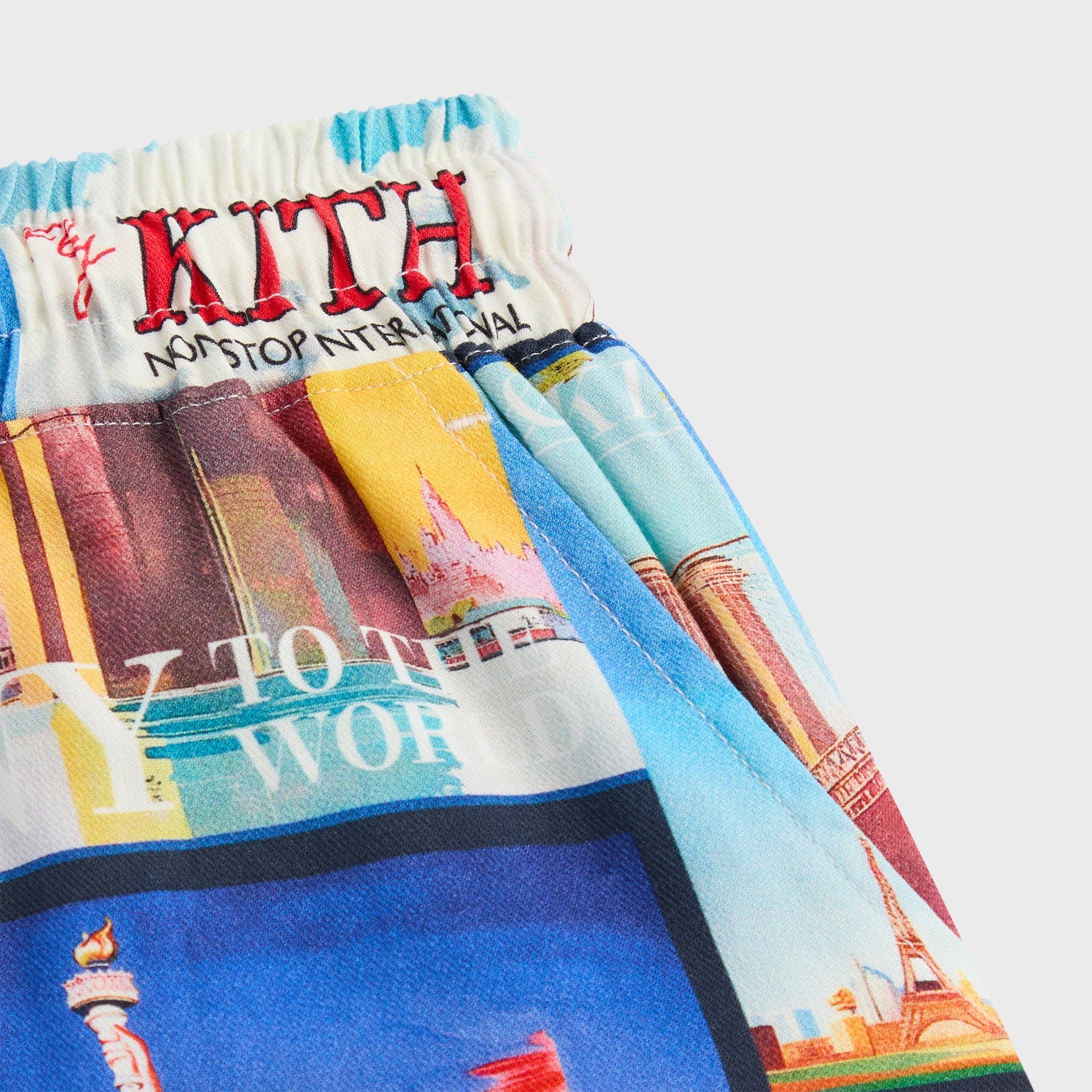 Kith Kids World Travel Printed Thompson Camp Short - Nocturnal - PH
