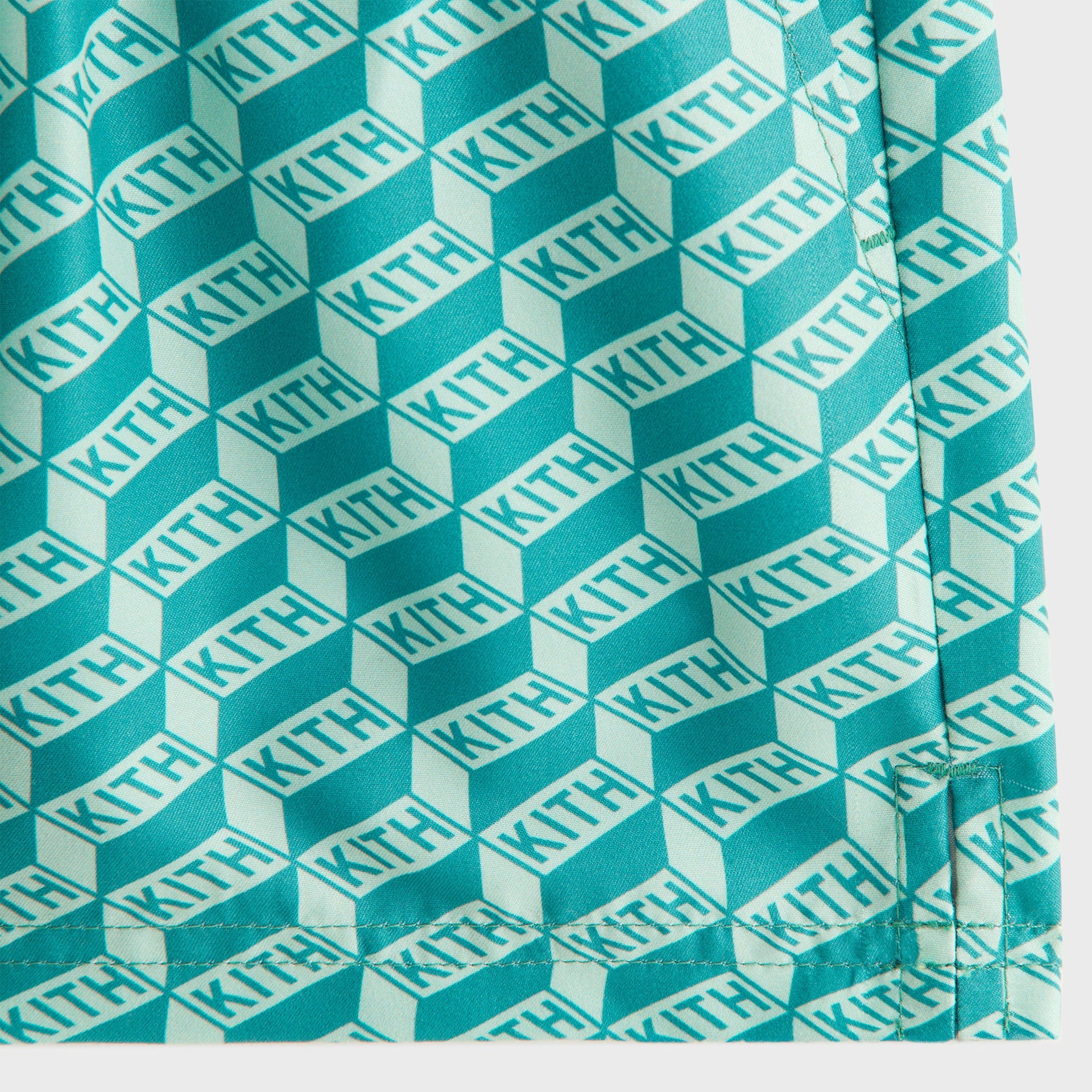 Kith Kids Monogram Kai Swim Trunk - Sorrel