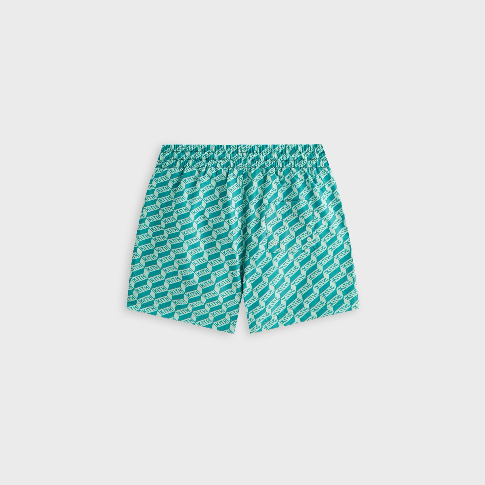 Kith Kids Monogram Kai Swim Trunk - Sorrel